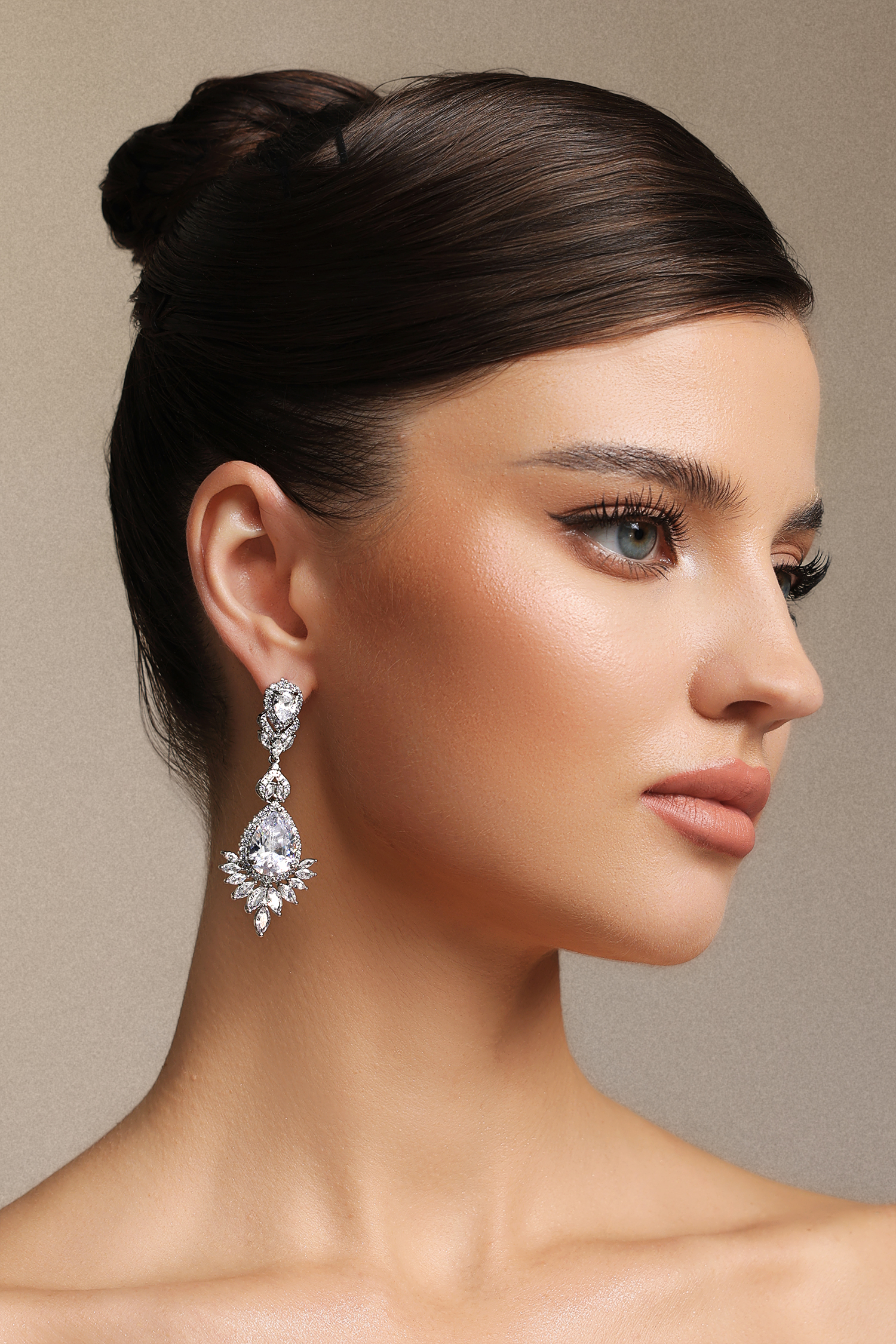 Sada Diamond Geometry Earrings