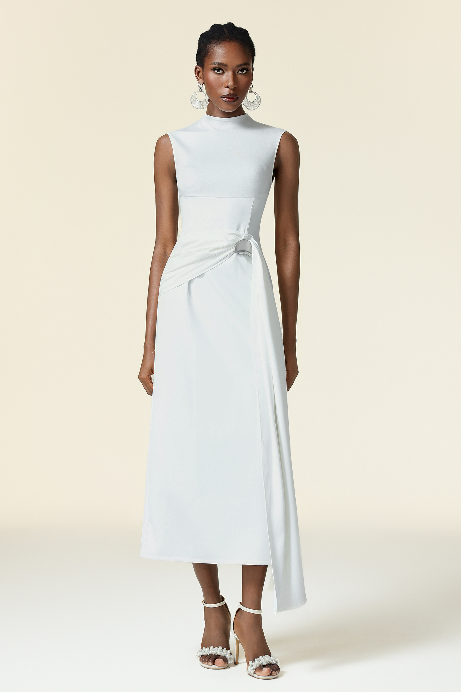 Kanma Sleeveless Streame Maxi Dress