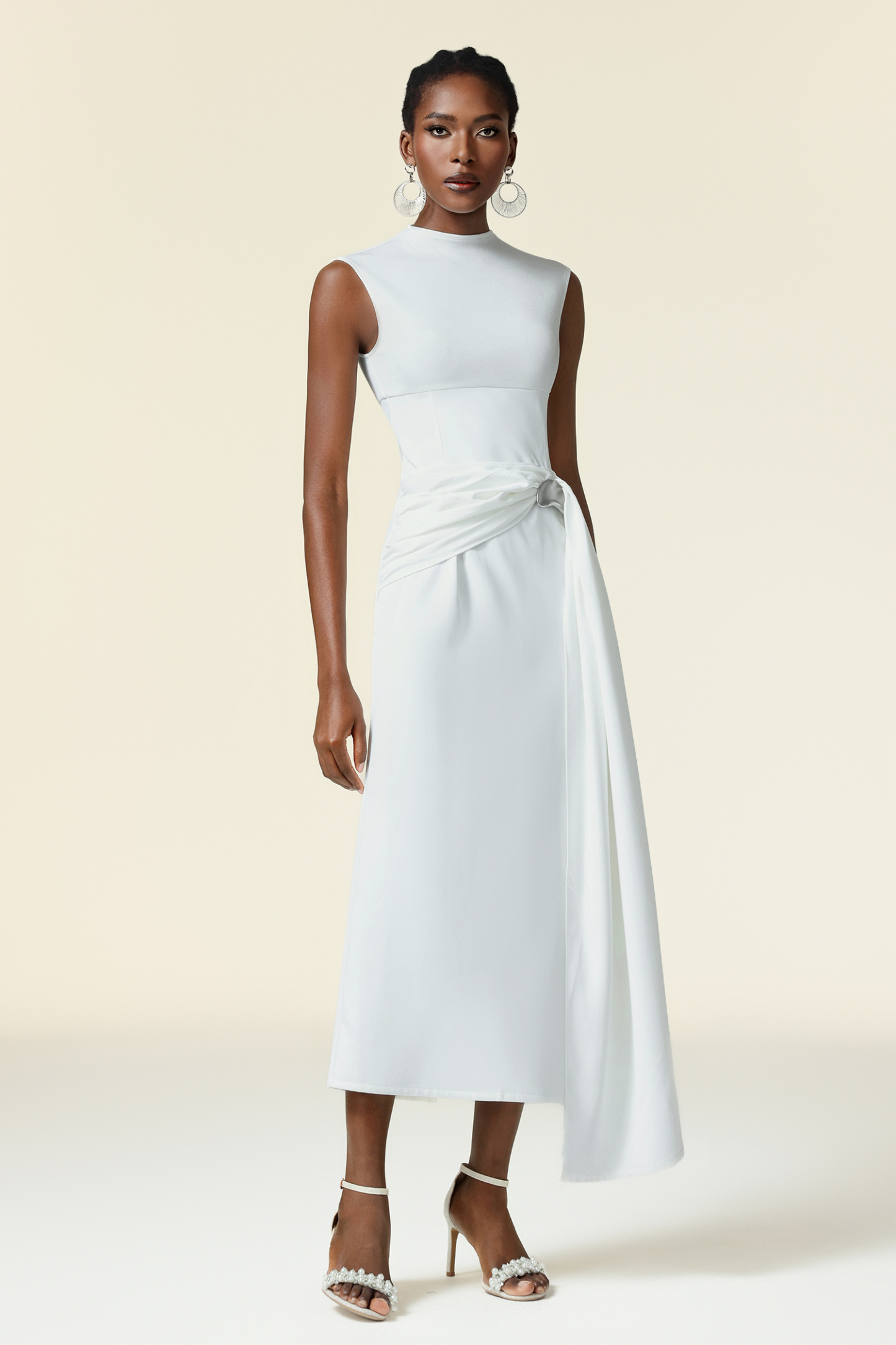 Kanma Sleeveless Streame Maxi Dress