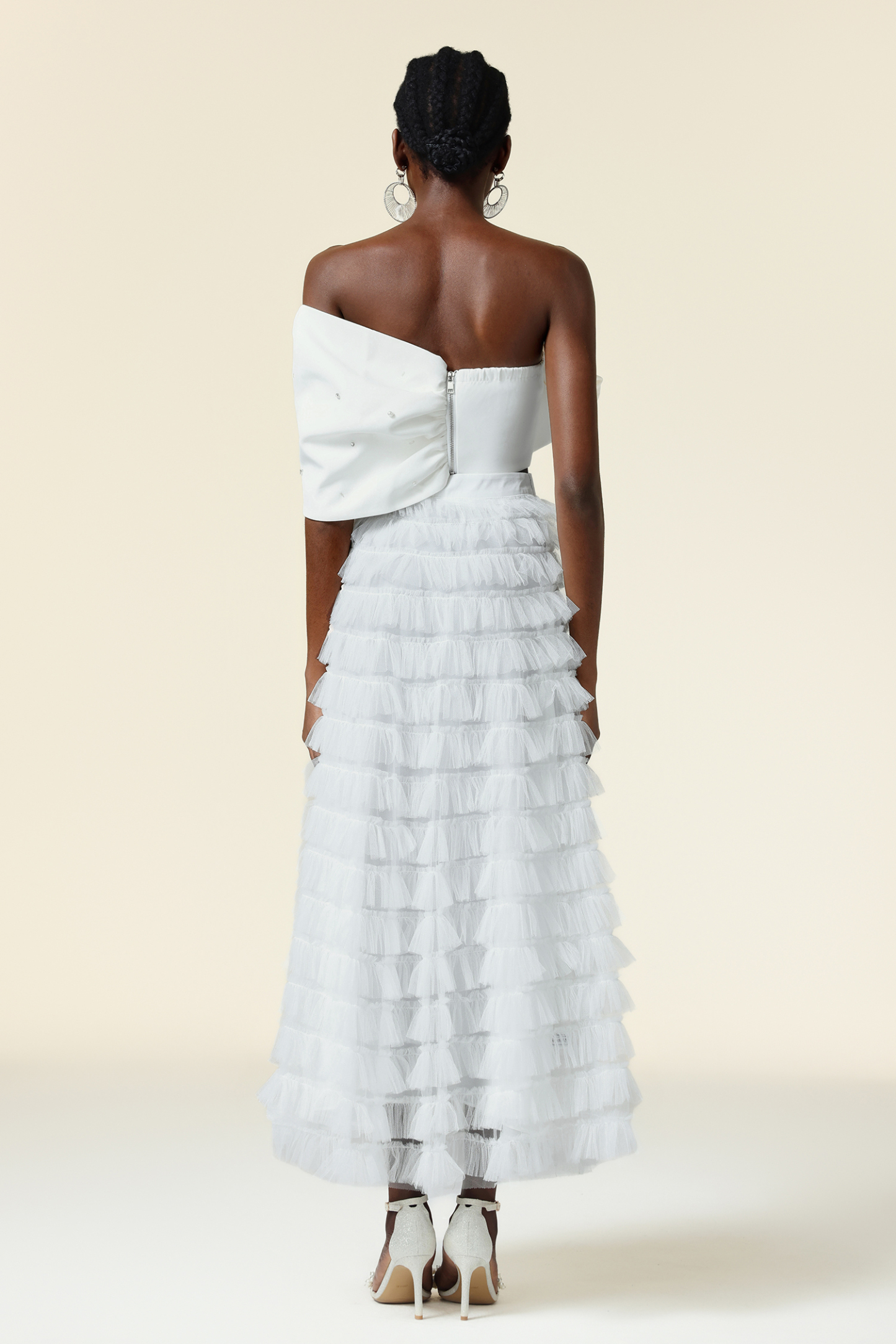 Margue Diamond Top And Skirt Two-Piece Set