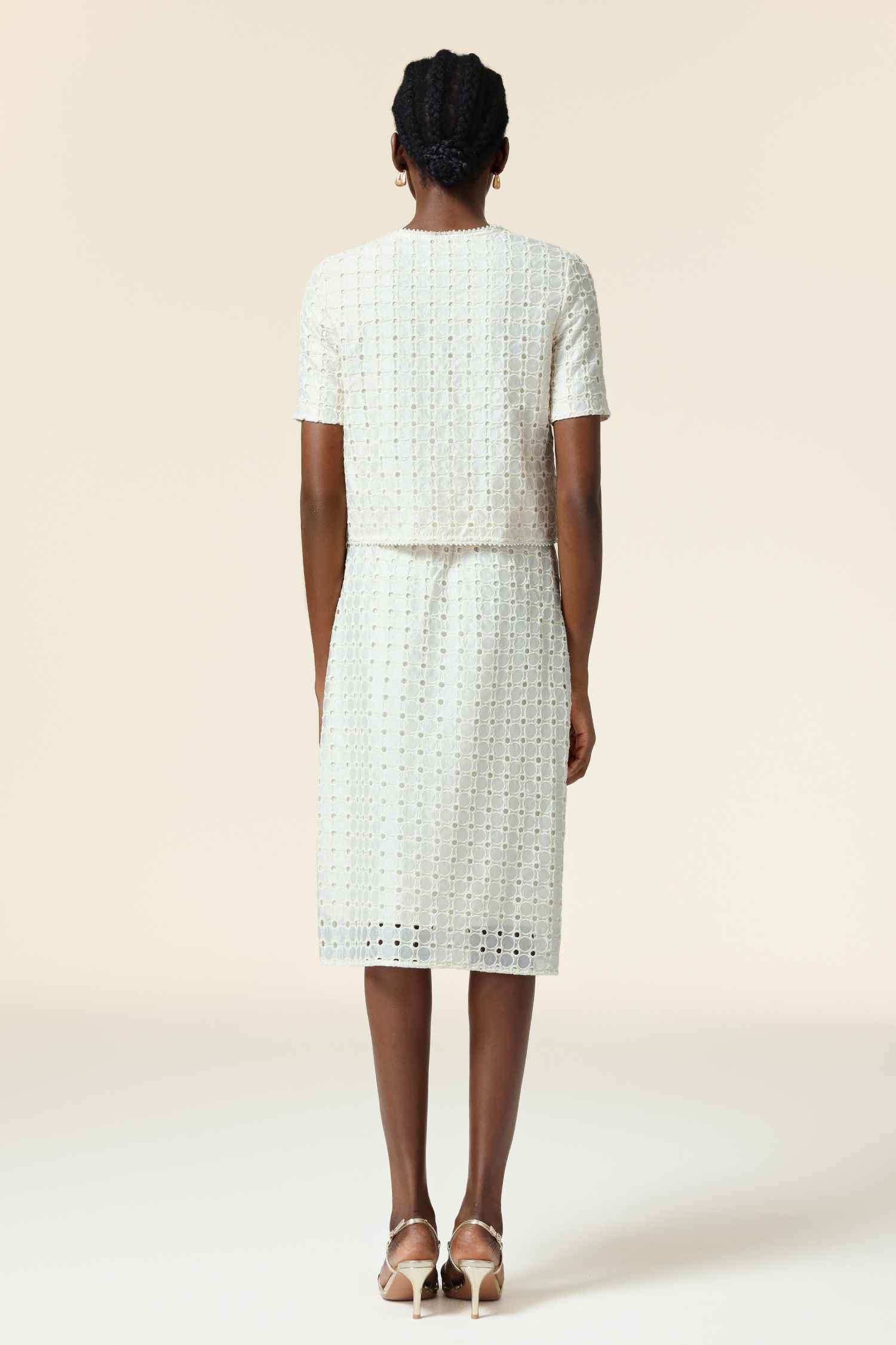 Toto V-Neck Short Sleeves Top And Skirt Two-Piece Set