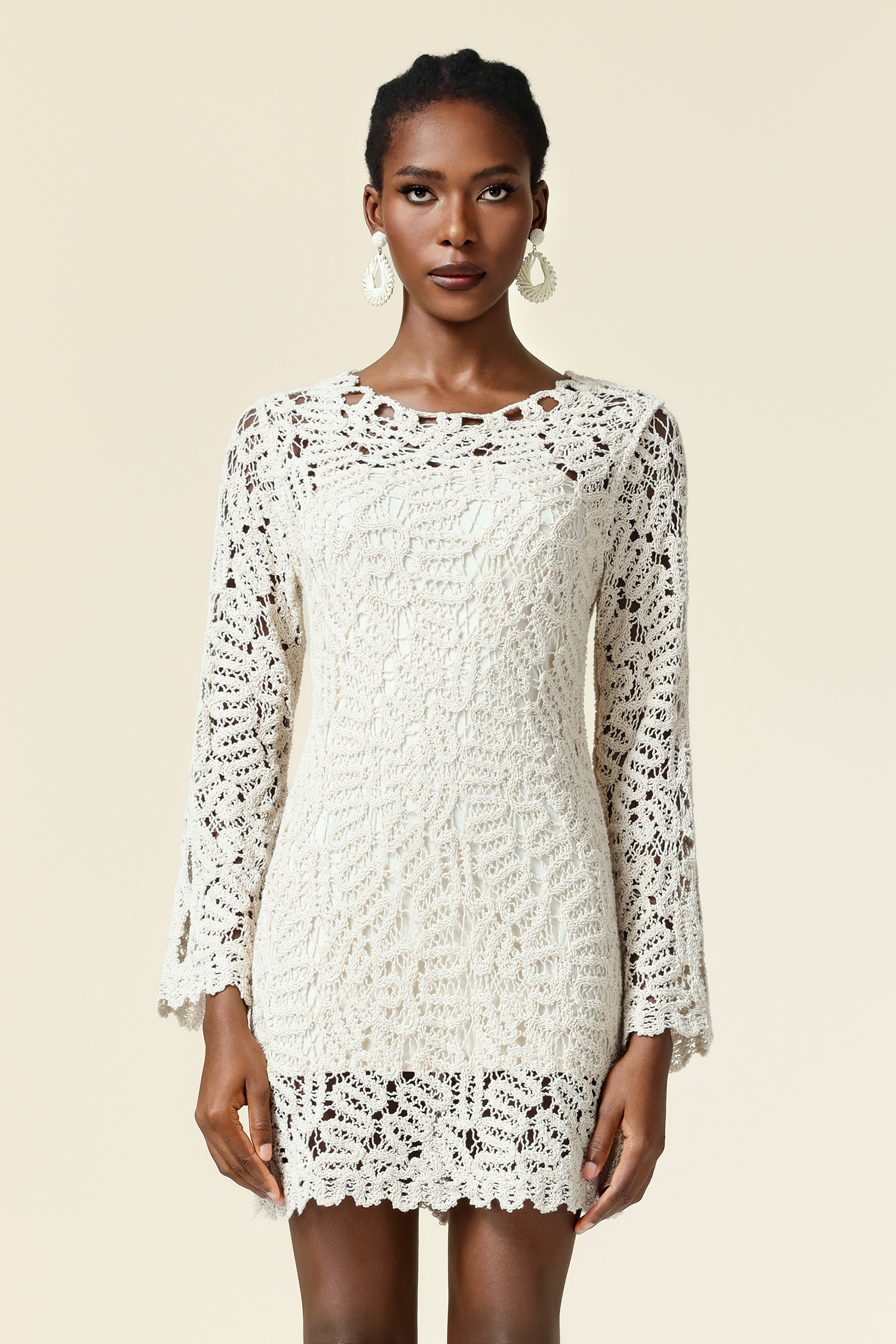 Wyomia Round Neck Mini Dress Two-Piece Set