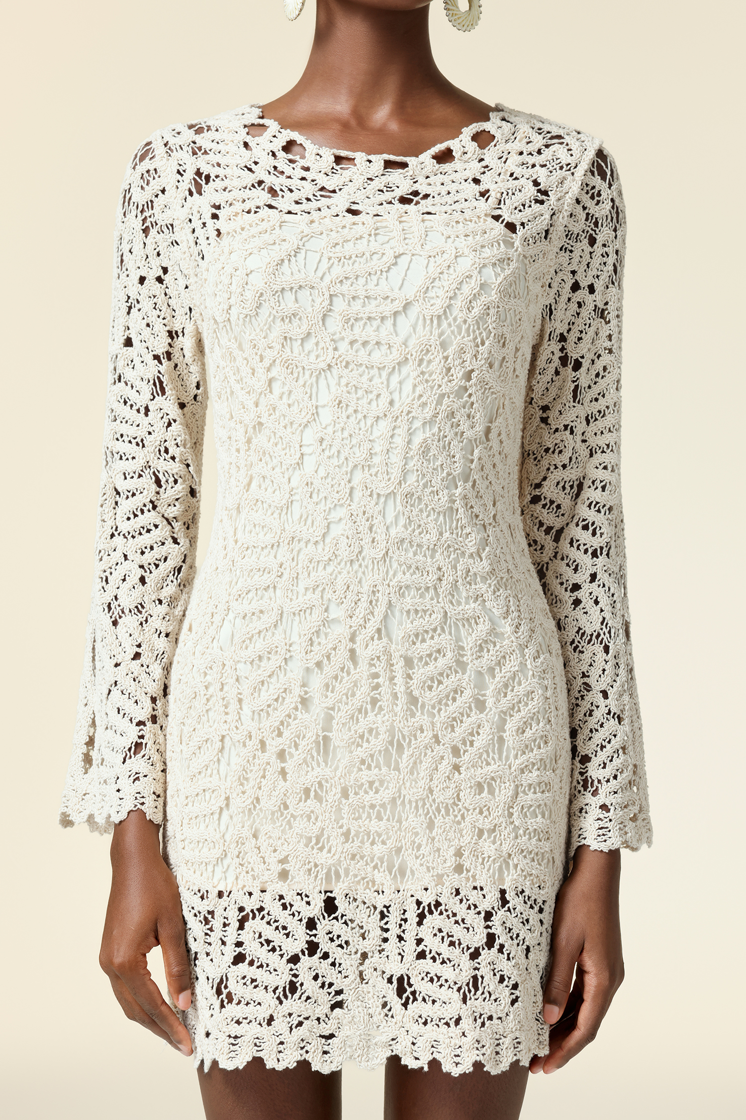 Wyomia Round Neck Mini Dress Two-Piece Set