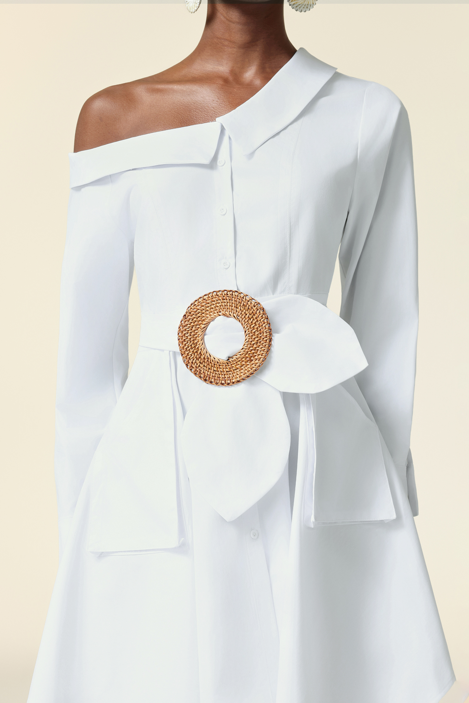 Xynia Long Sleeves Asymmetric Mini Dress