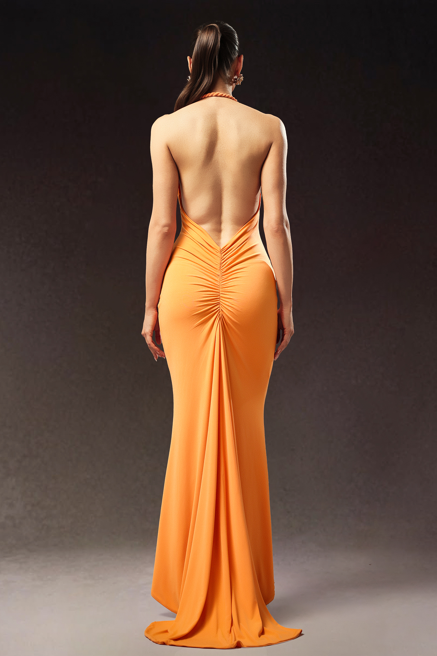 Vanessa Off The Shoulder Sleeveless Knot Maxi Dress