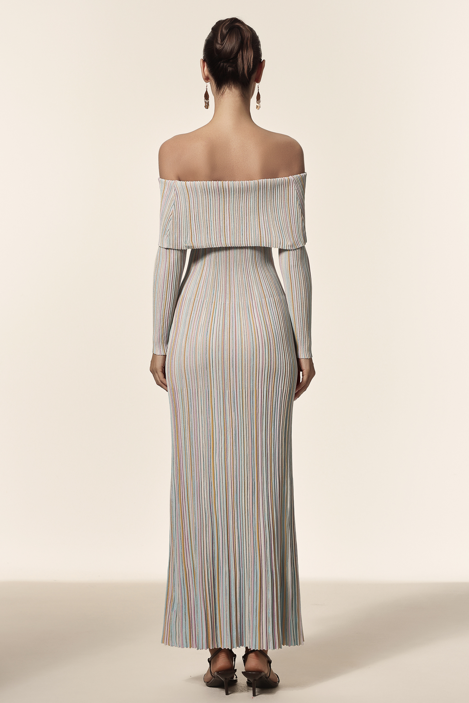 Petra Off-The-Shoulder Long Sleeves Maxi Dress
