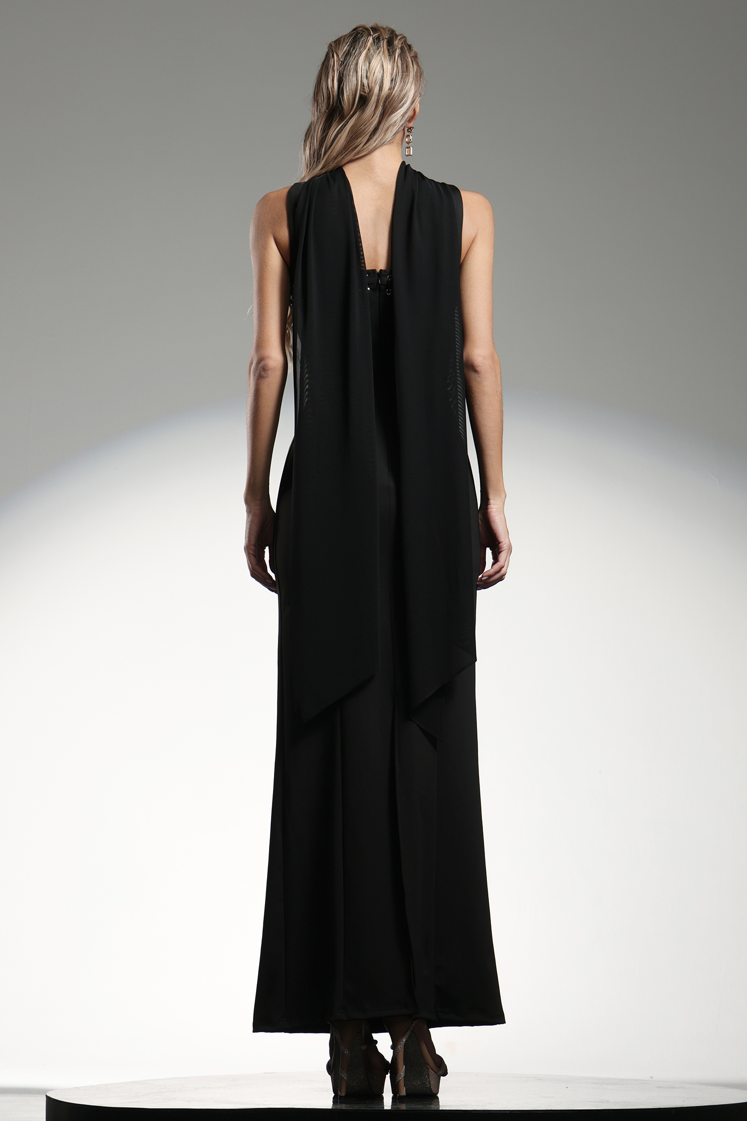 Nani Sleeveless Strap Ribbon Bandage Maxi Dress