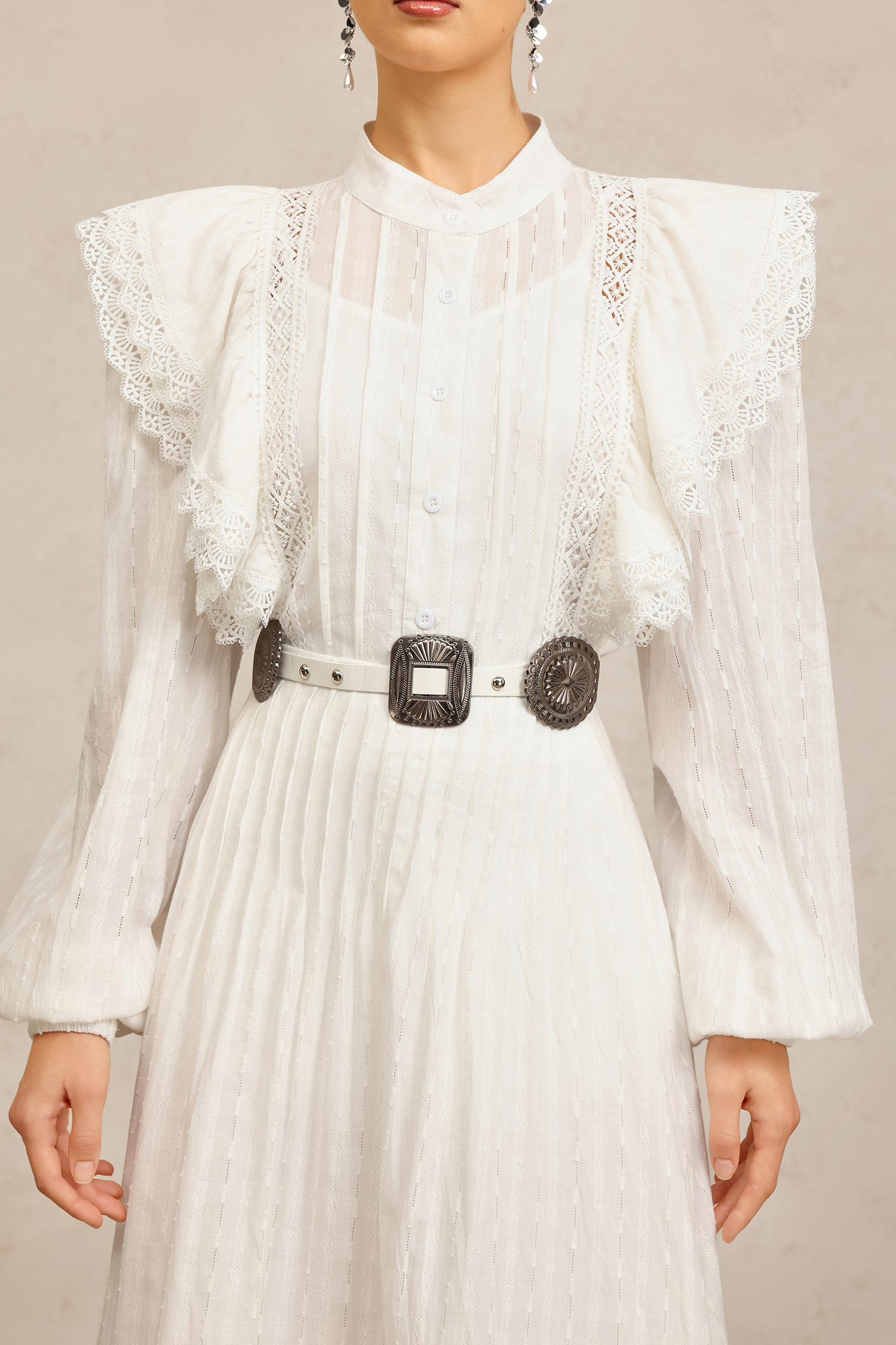 ワンピース elfelfelfarchives BALLET LONG SLEEVE Flower Lace Long Sleeve Leotard 105L | mihorobe dancewear