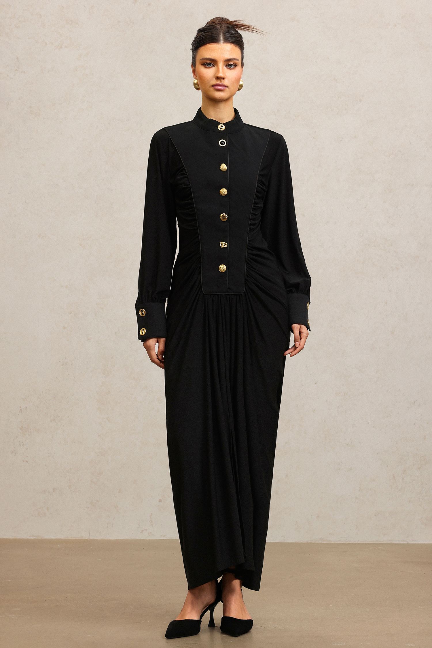 Gregorio Long Sleeves Maxi Dress