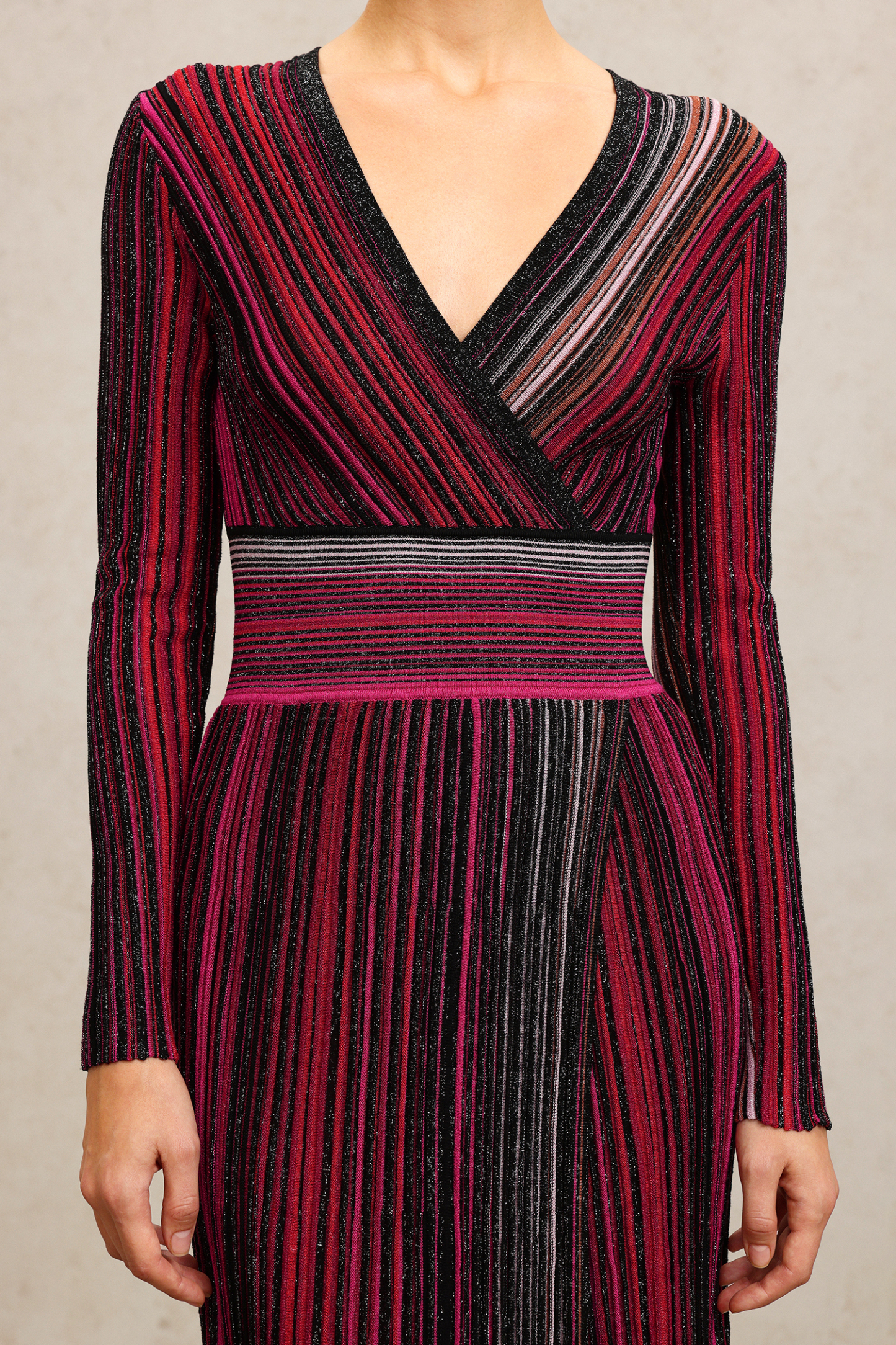 Evvie V-Neck Long Sleeves Maxi Dress – Bellabarnett