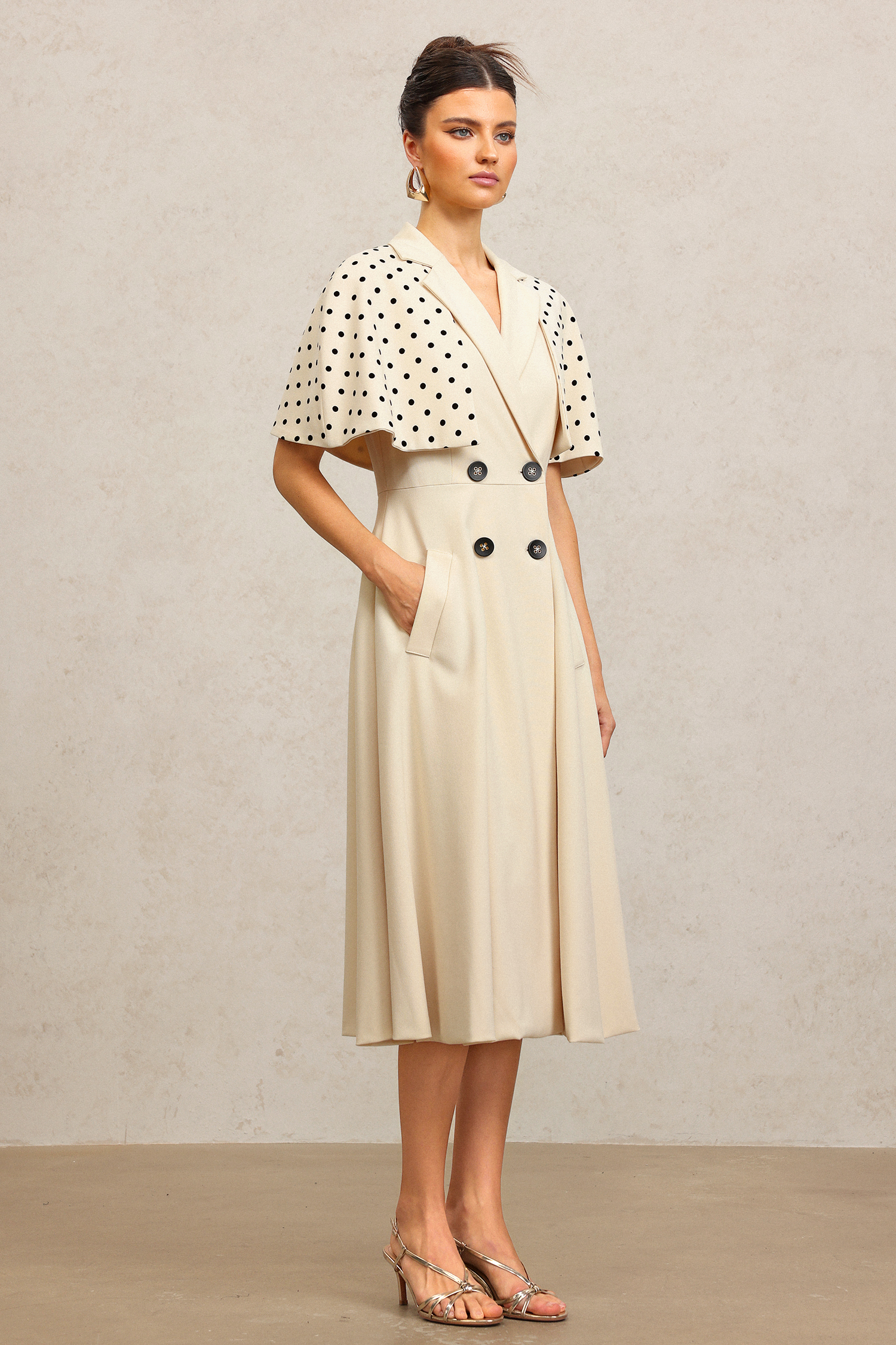 Miopa Short Sleeves Maxi Dress