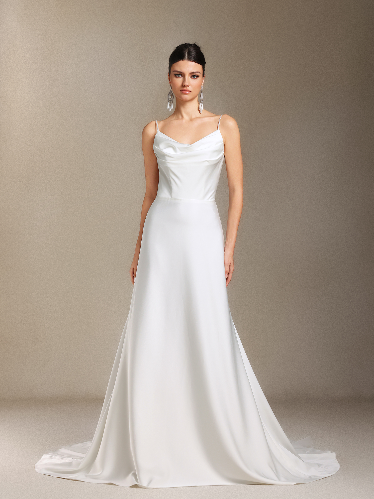 Jolie Sling Backless Trailing maxi wedding dress