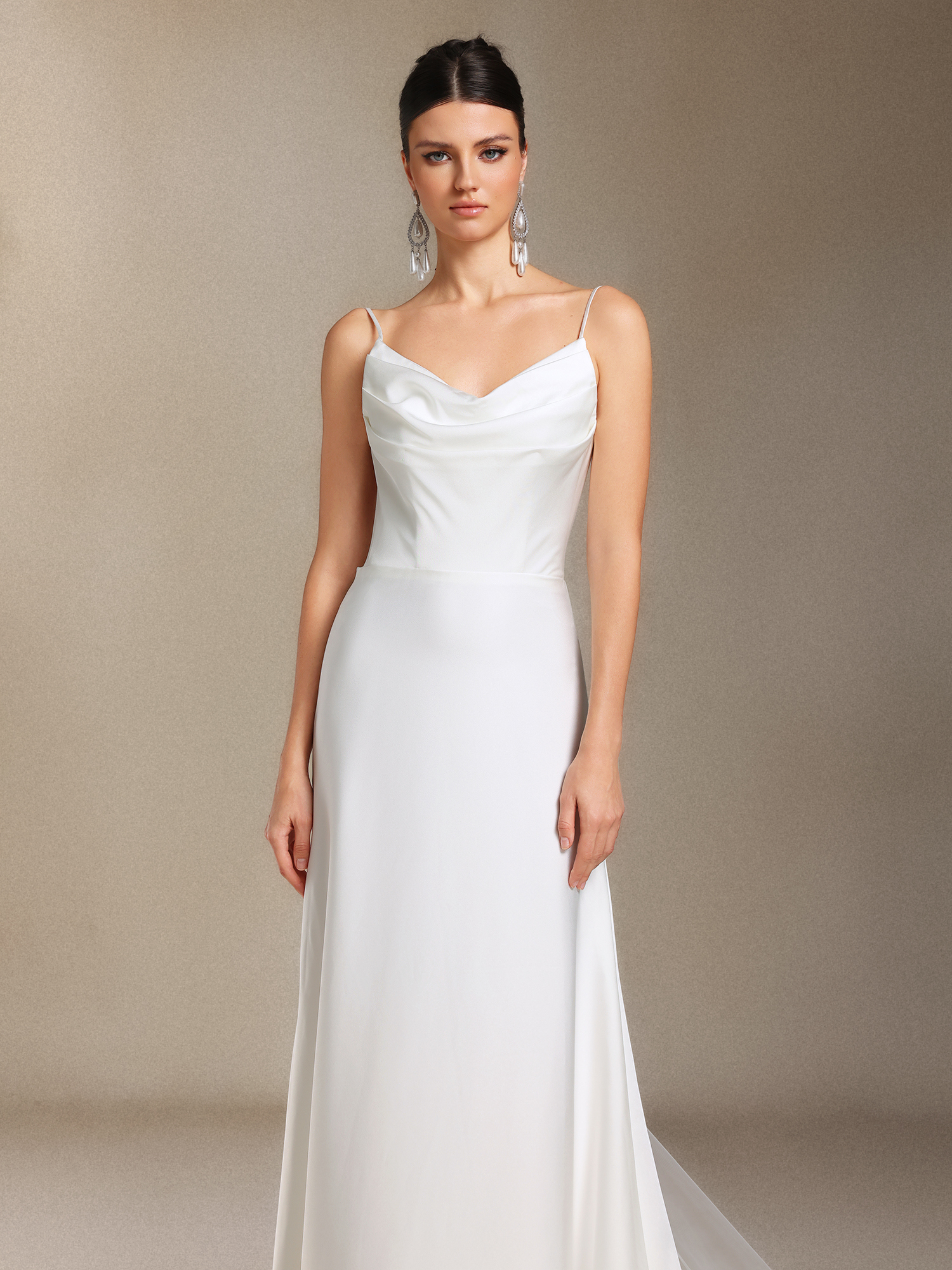 Jolie Sling Backless Trailing maxi wedding dress