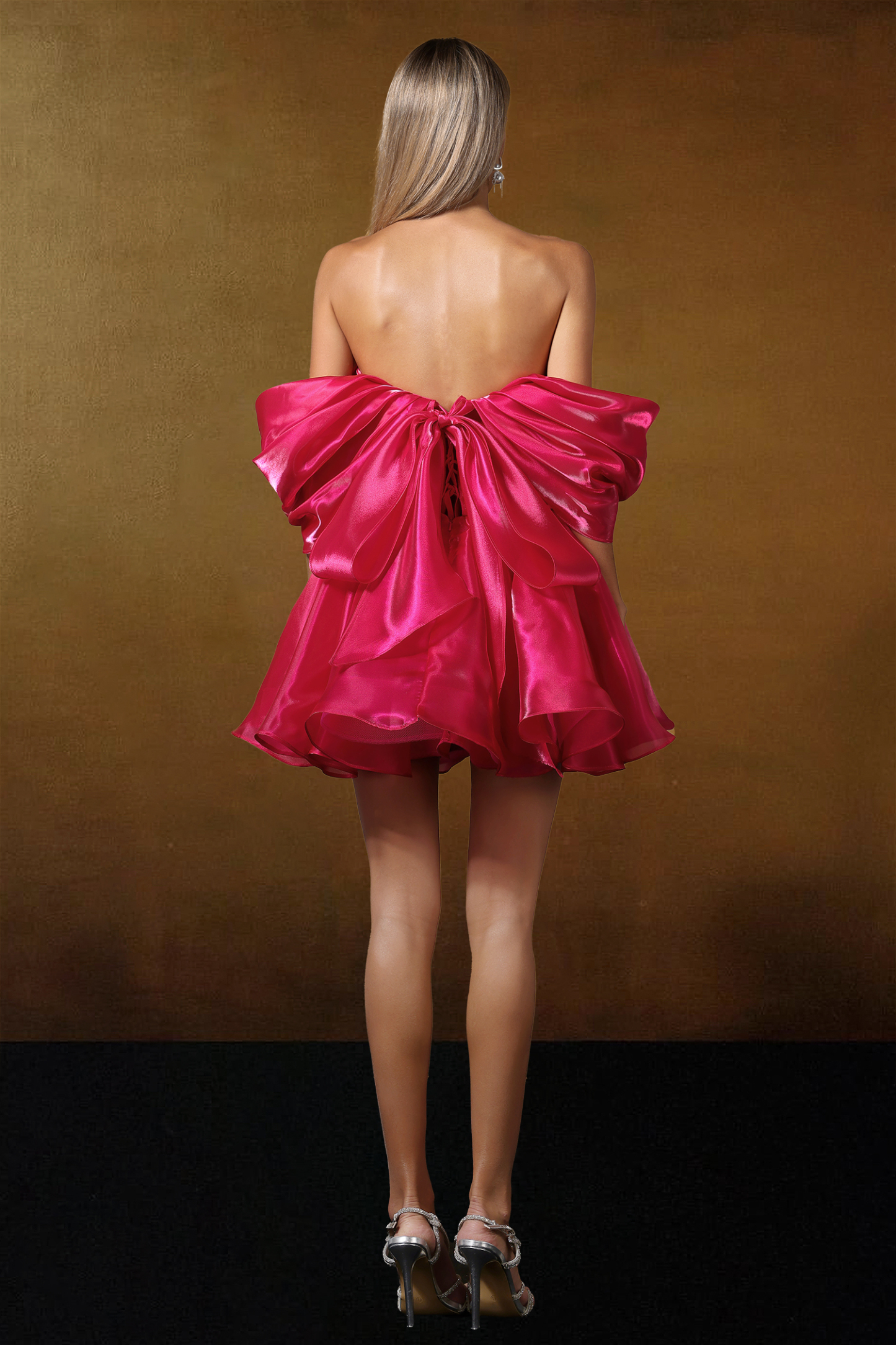 Tiana Off Shoulder Flounce Mini Dress