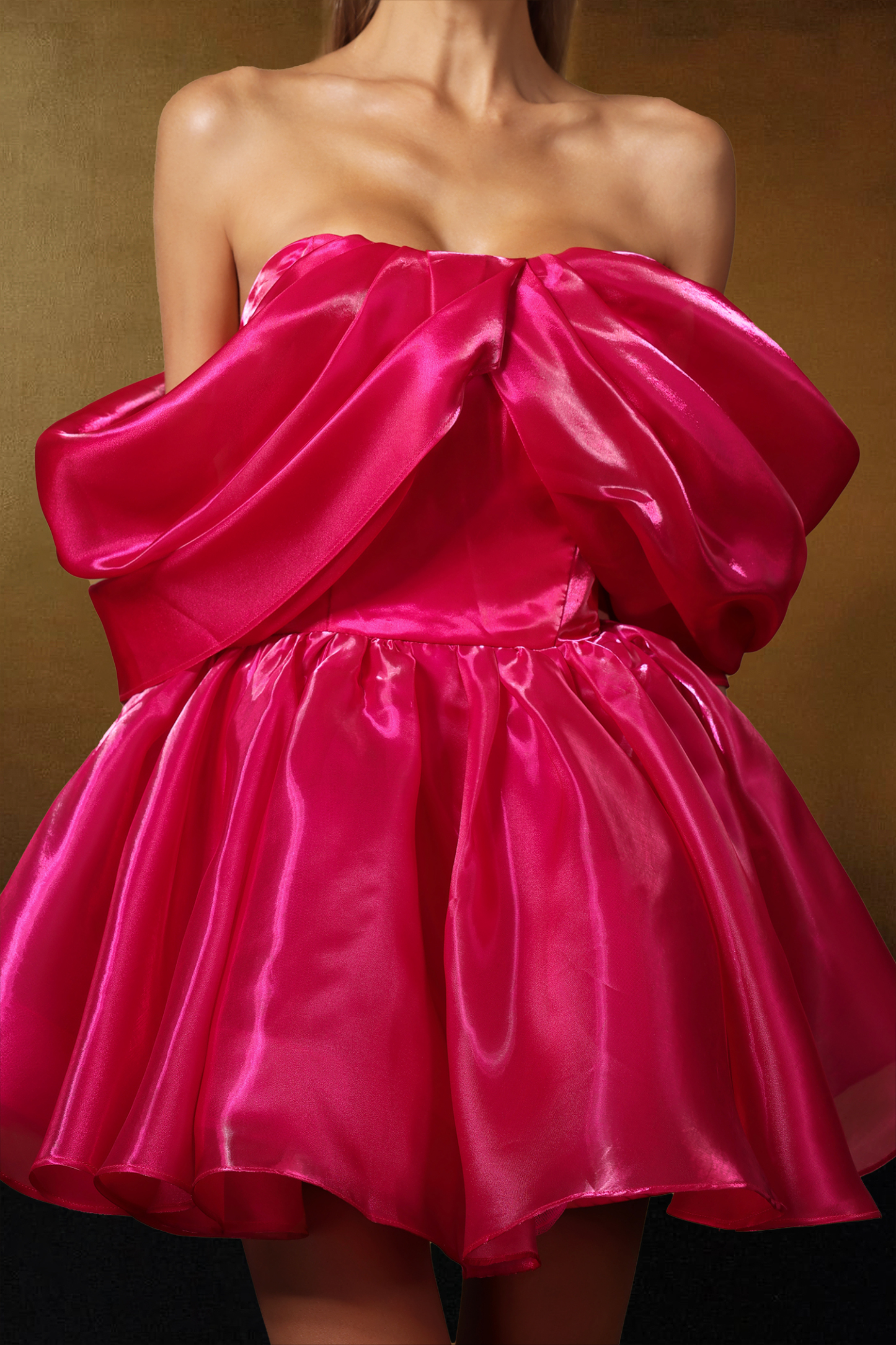 Tiana Off Shoulder Flounce Mini Dress