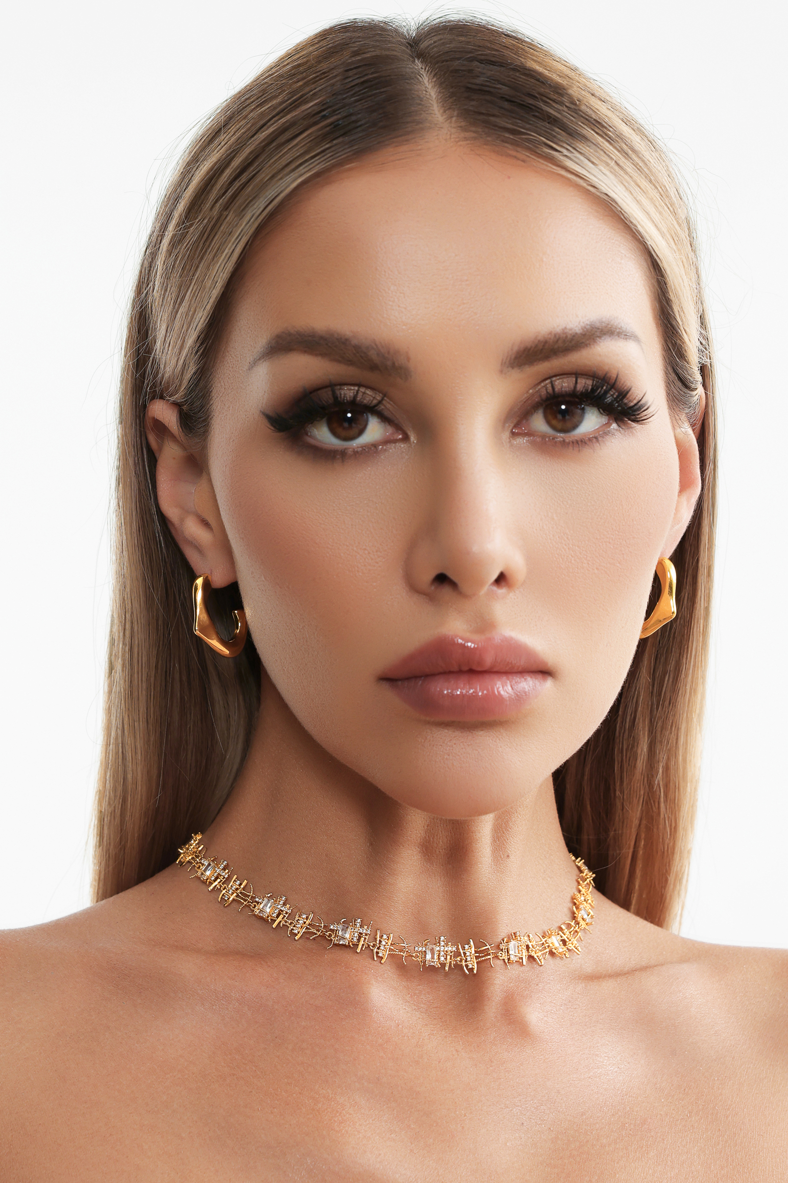 Mako Geometry Irregular Mini Earrings