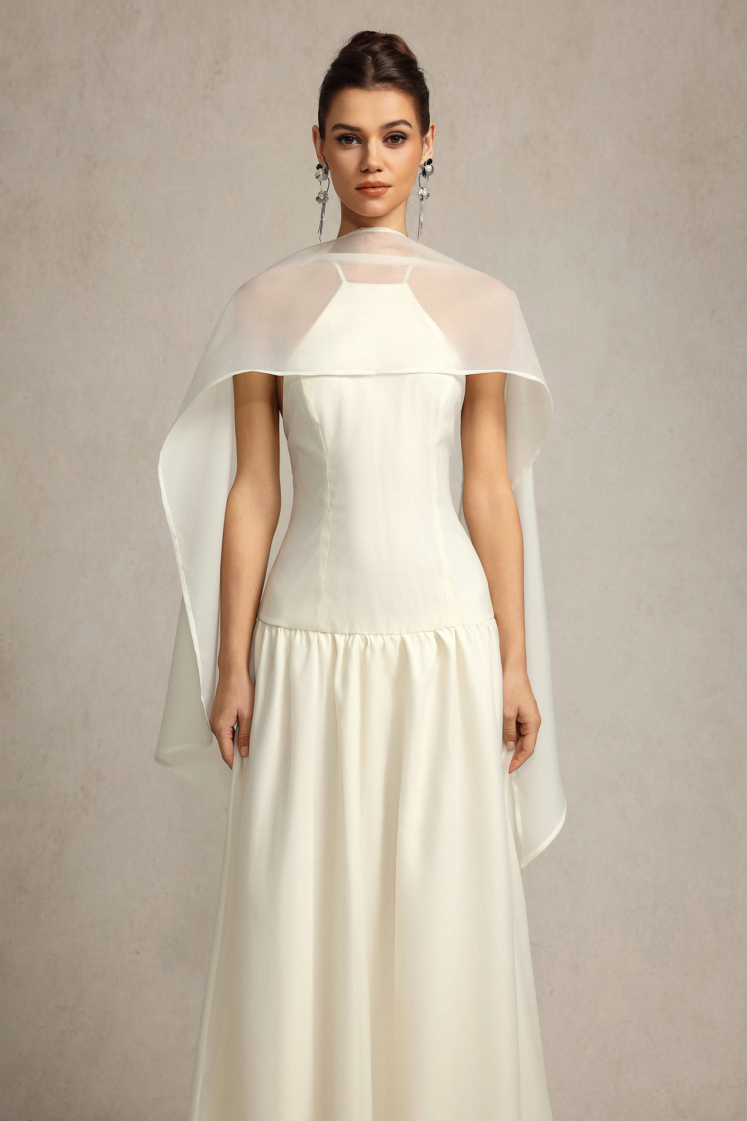 Omega Sleeveless Streamer Maxi Dress