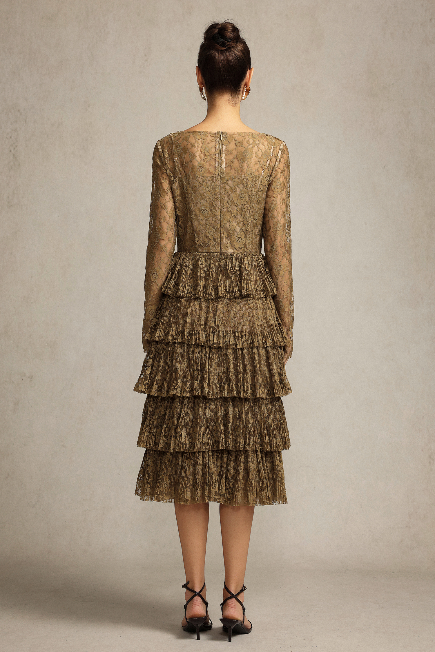 Hella Long Sleeves Lace Maxi Dress