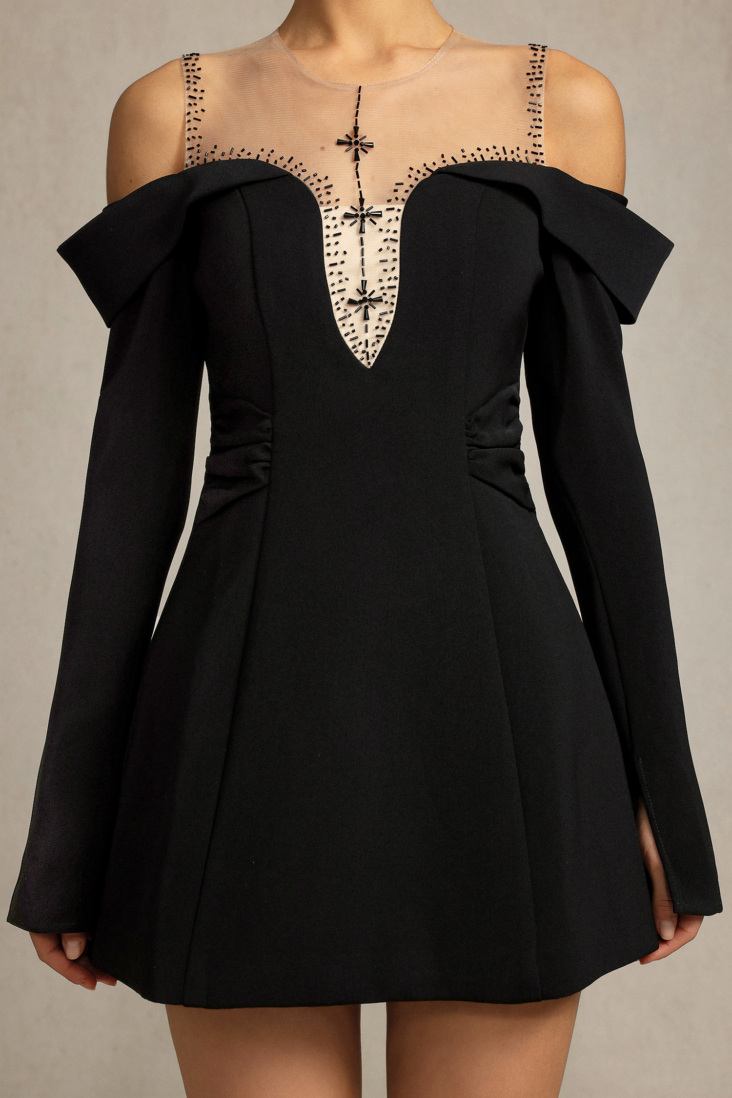 Lucille Long Sleeves Mini Dress