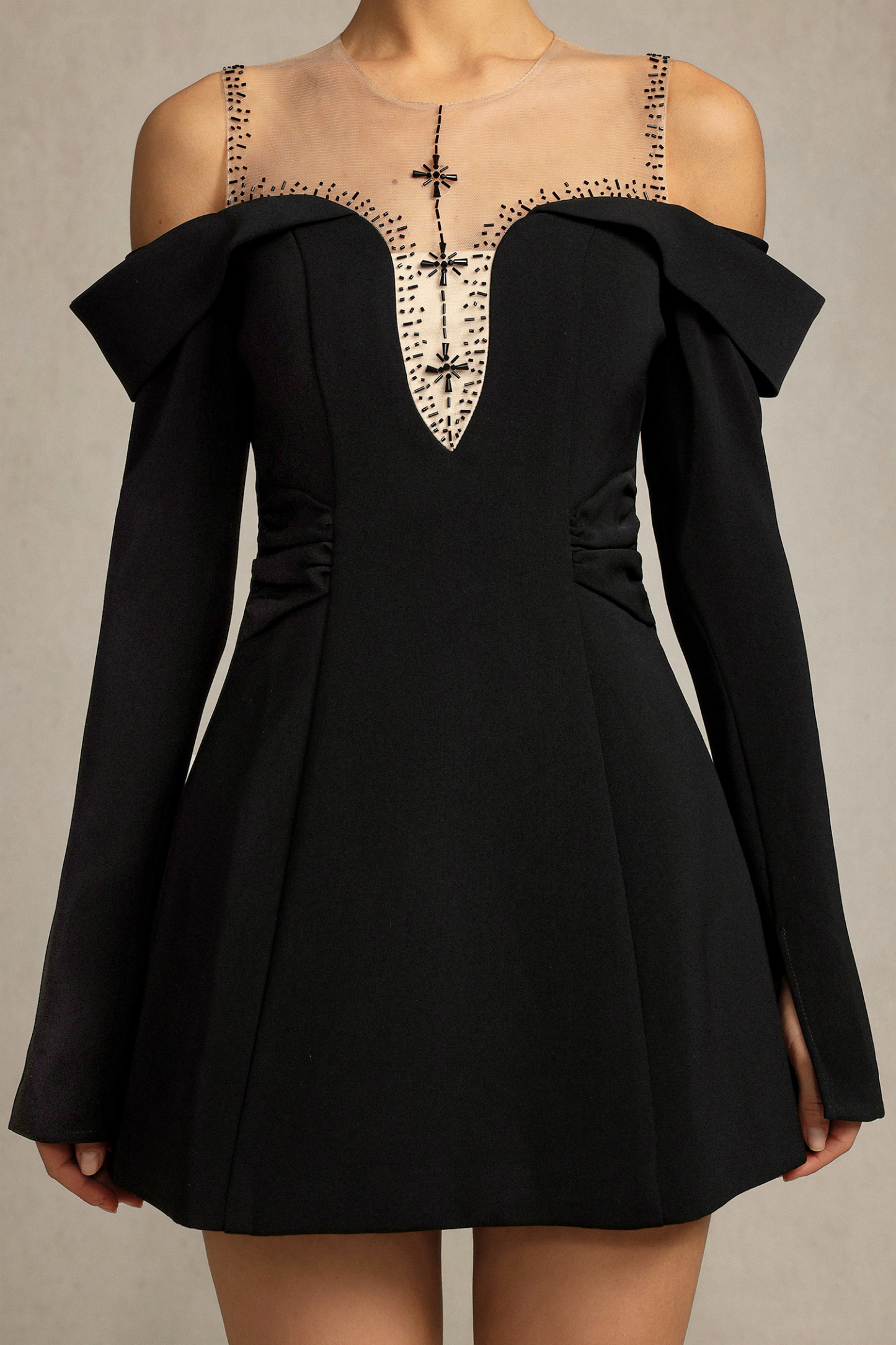 Lucille Long Sleeves Mini Dress