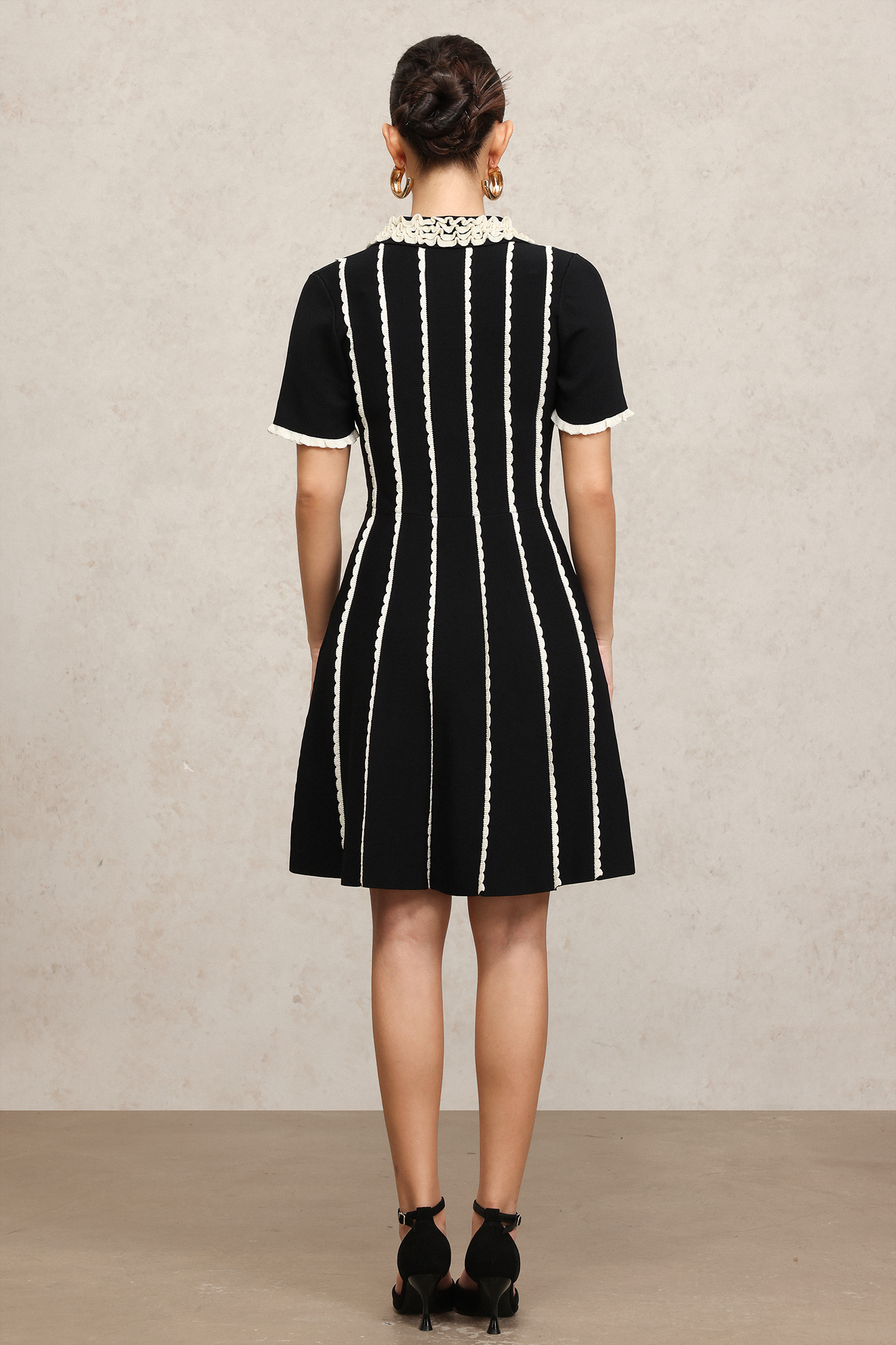 Porsha Short Sleeves Mini Dress