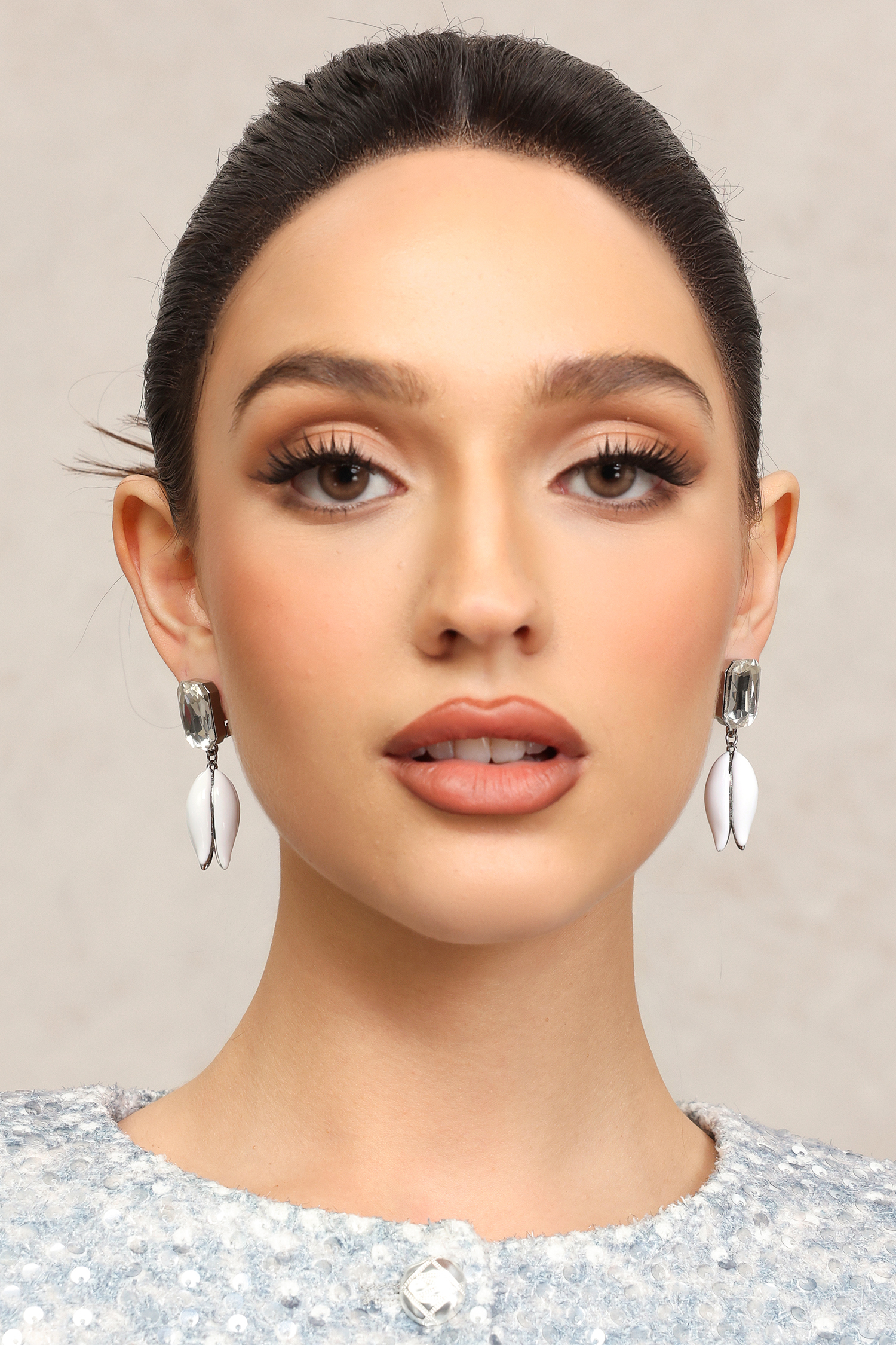 Yogi Diamond Flower Earrings