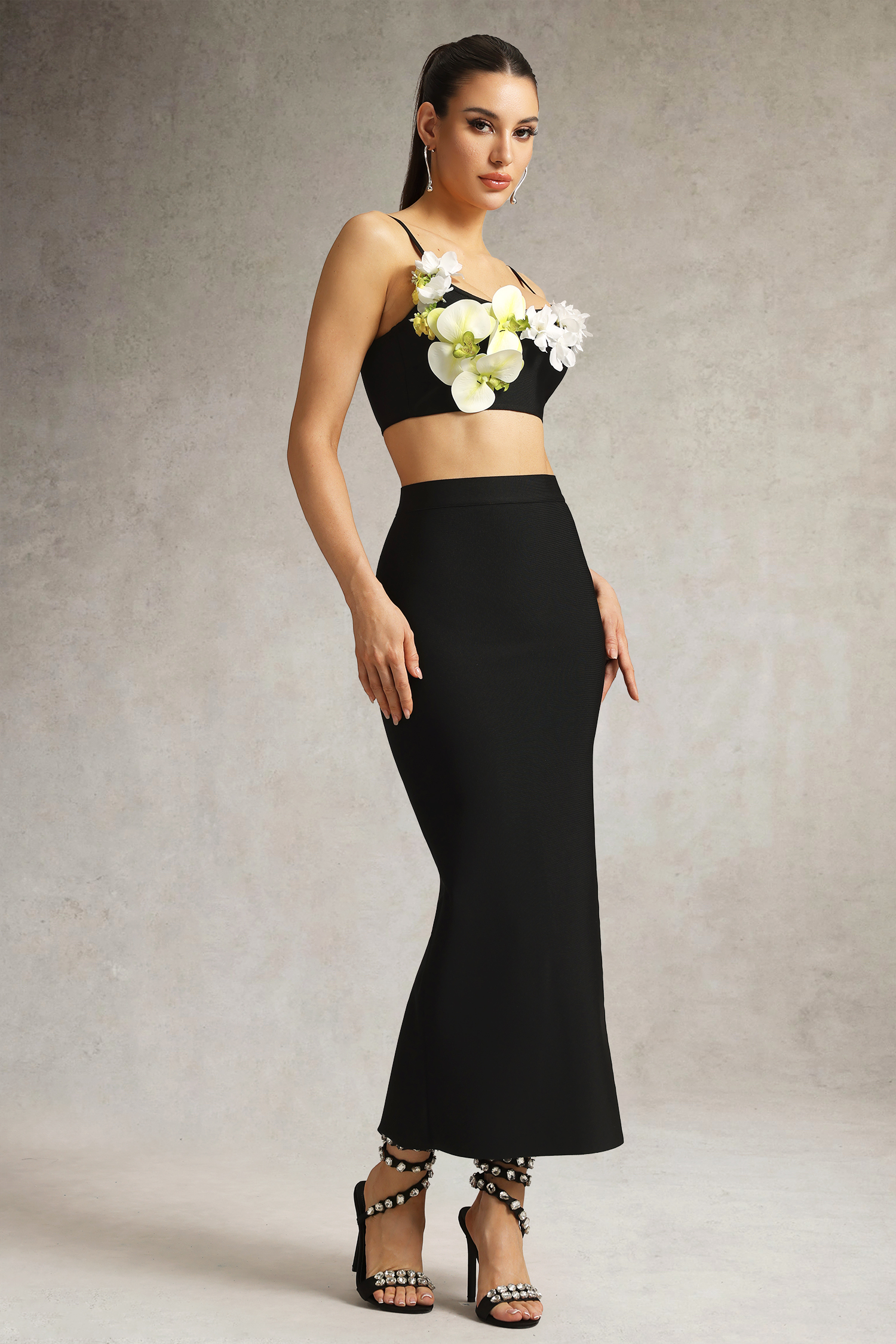 Sila Flowers Slim Bandage Maxi Set