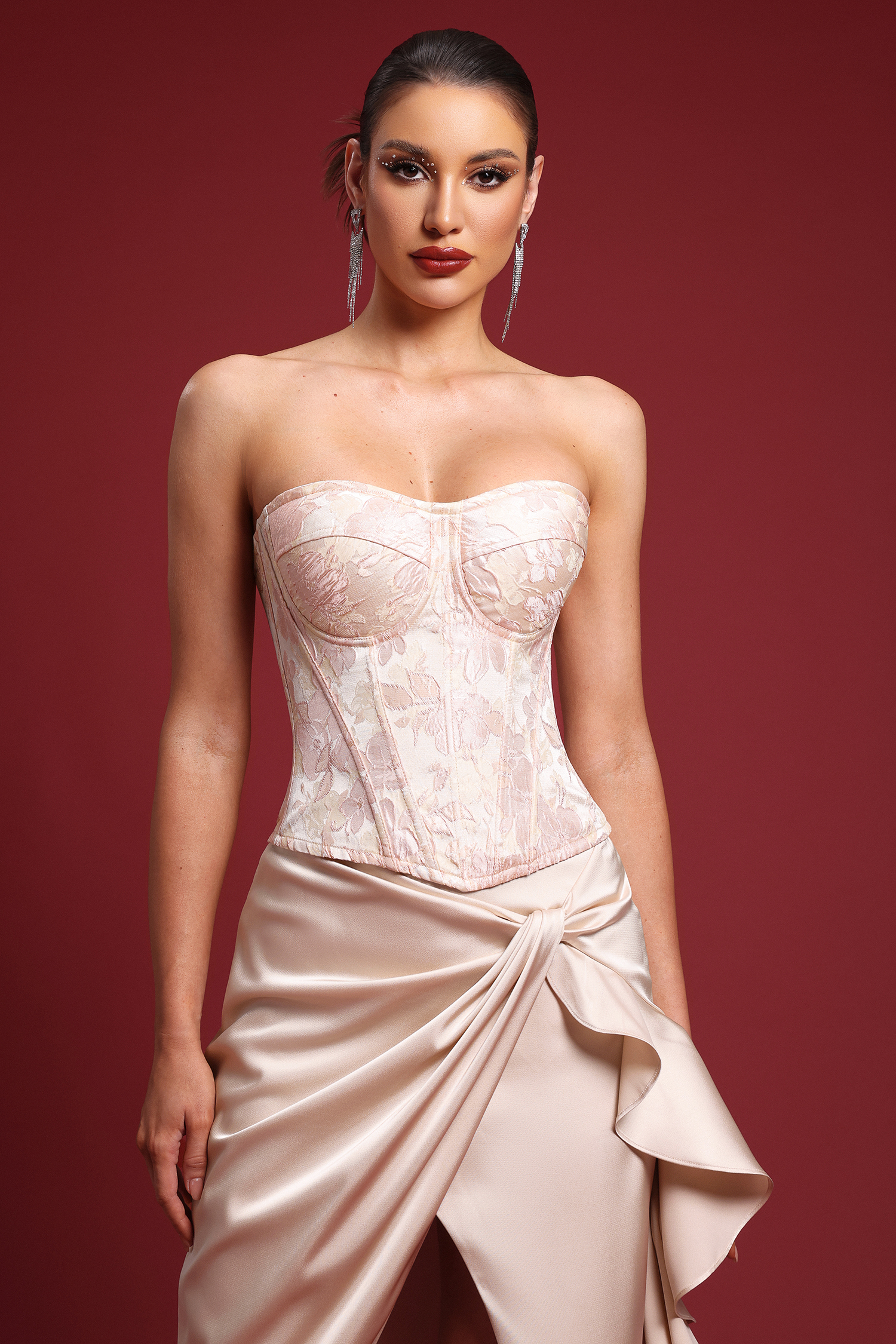 Selly Romantic Slimming Floral Corset