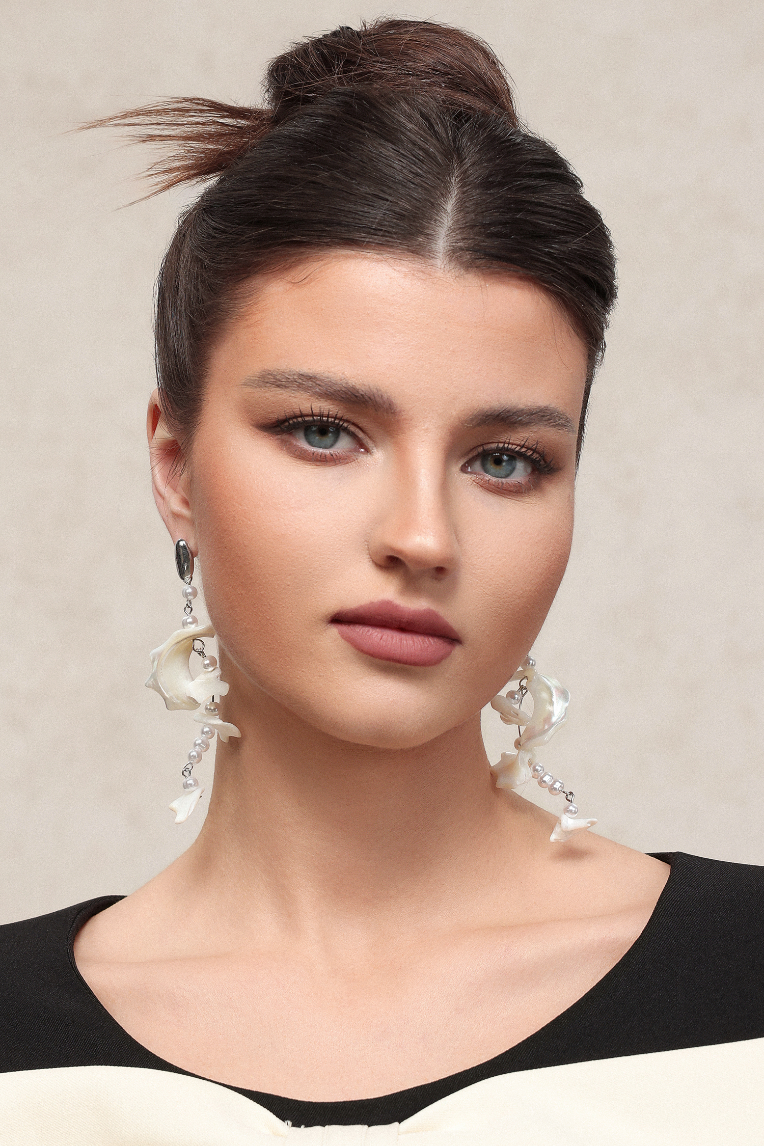 Jaza Pearl Tassels Maxi Earrings
