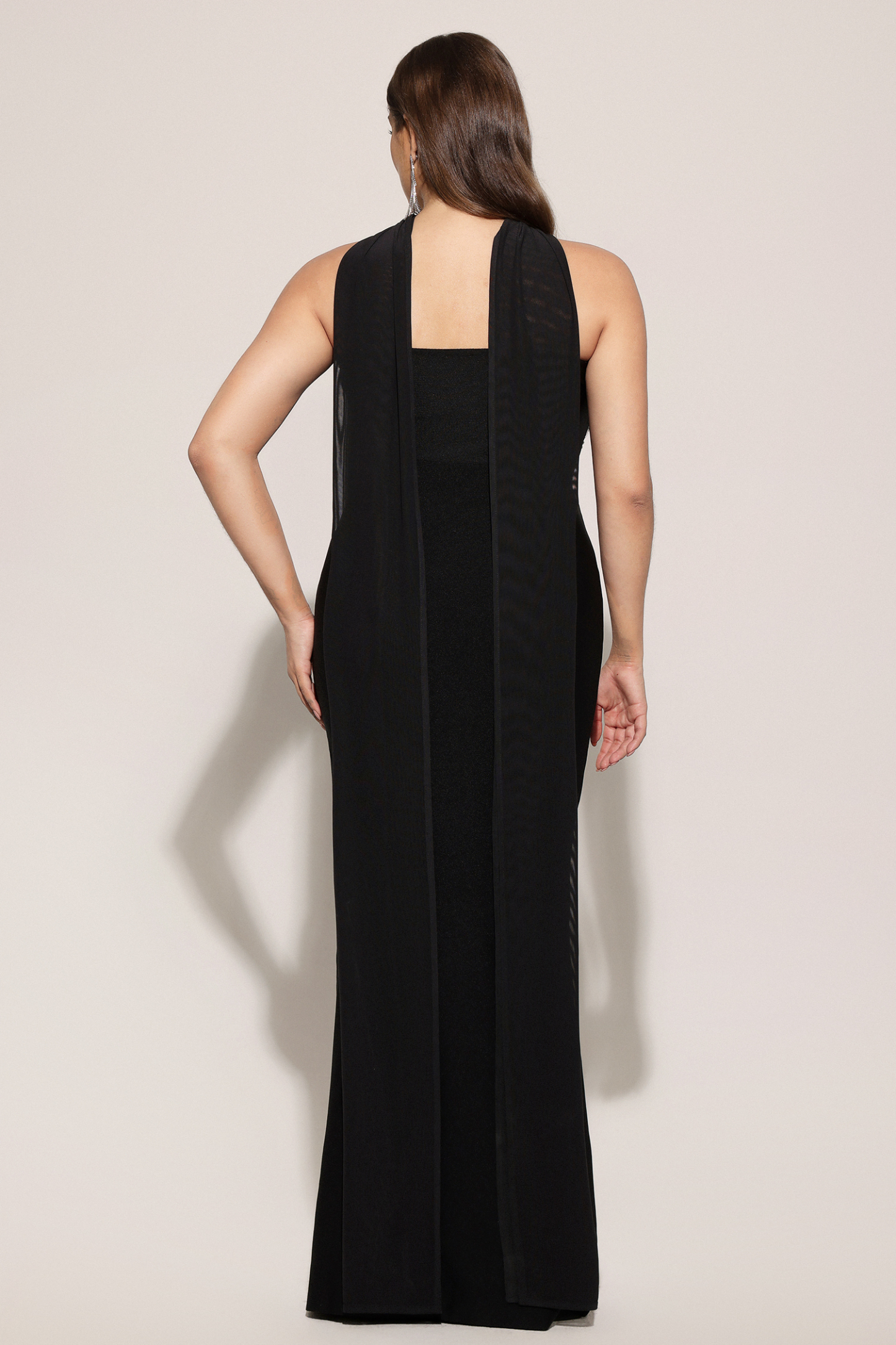 Nadja Sleeveless Diamond Bunting Bandage Maxi Dress