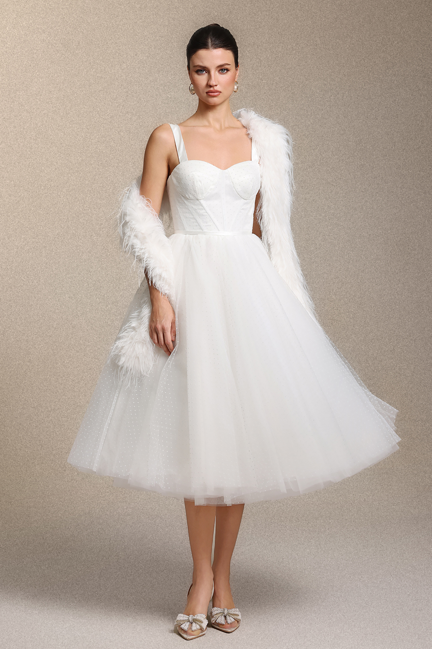 Triasa Long Style Faux Fur Scarf