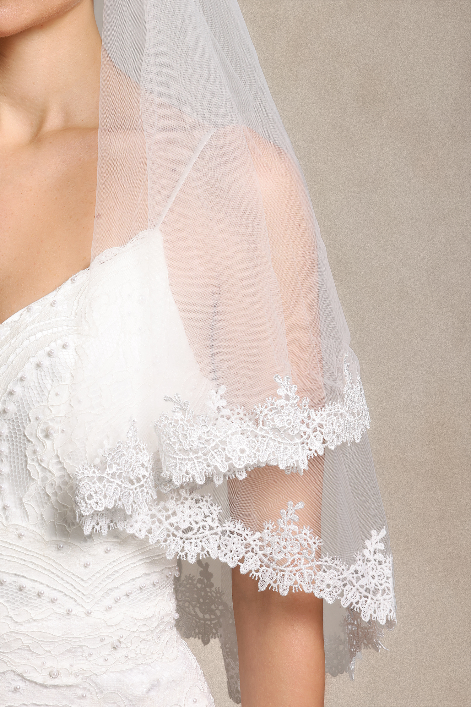 Kori Lace Tulle Veil