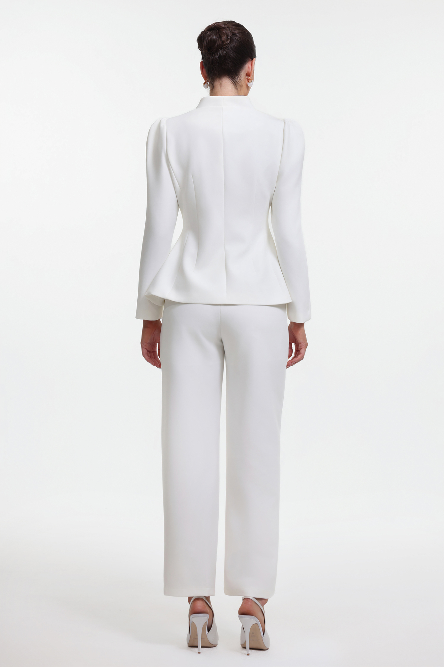 Makani Elegant Tailored Long Sleeve Blazer and Pants Set