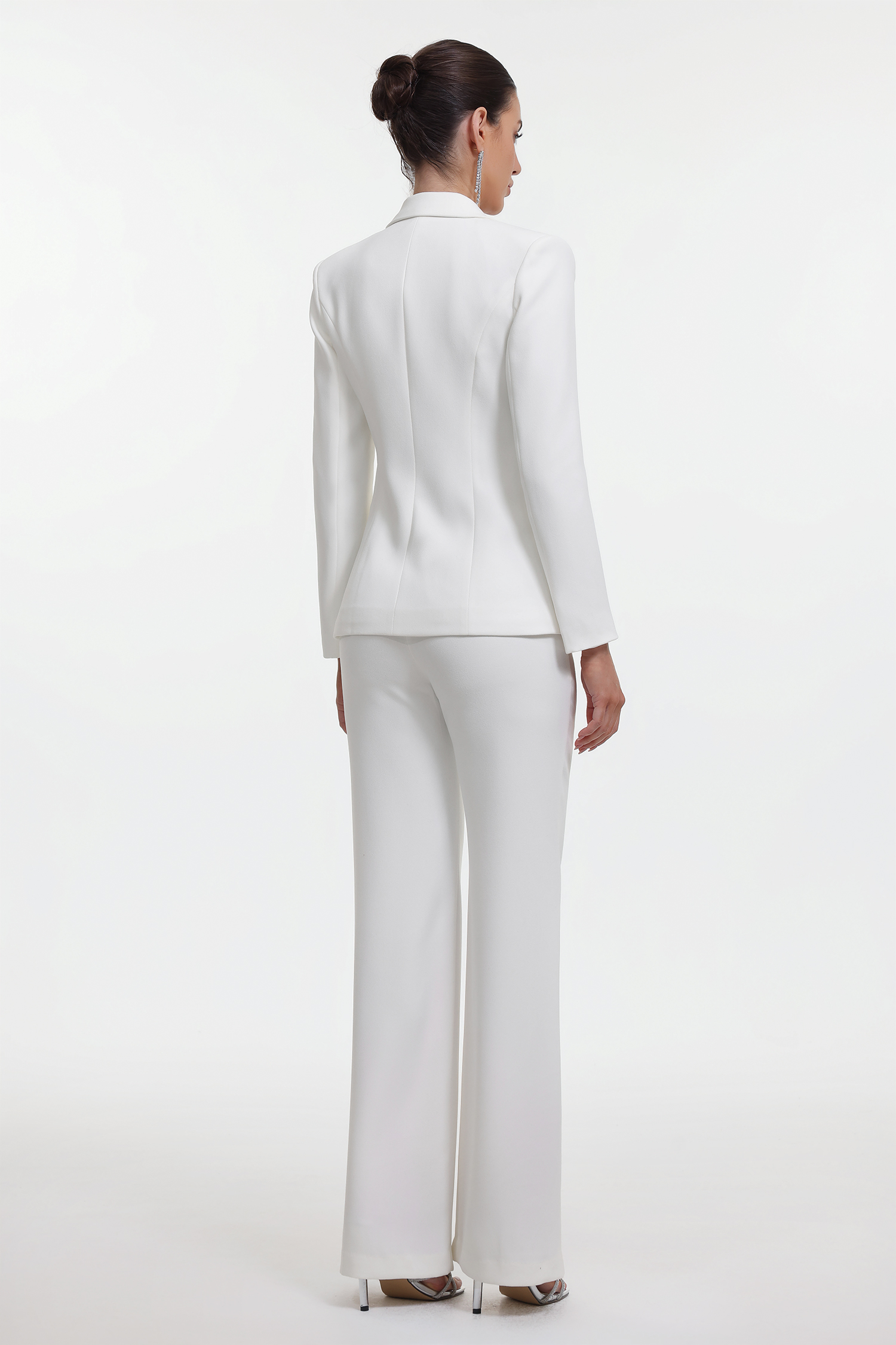 Tatiana Chic Tailored Embellished Blazer and Pants Set