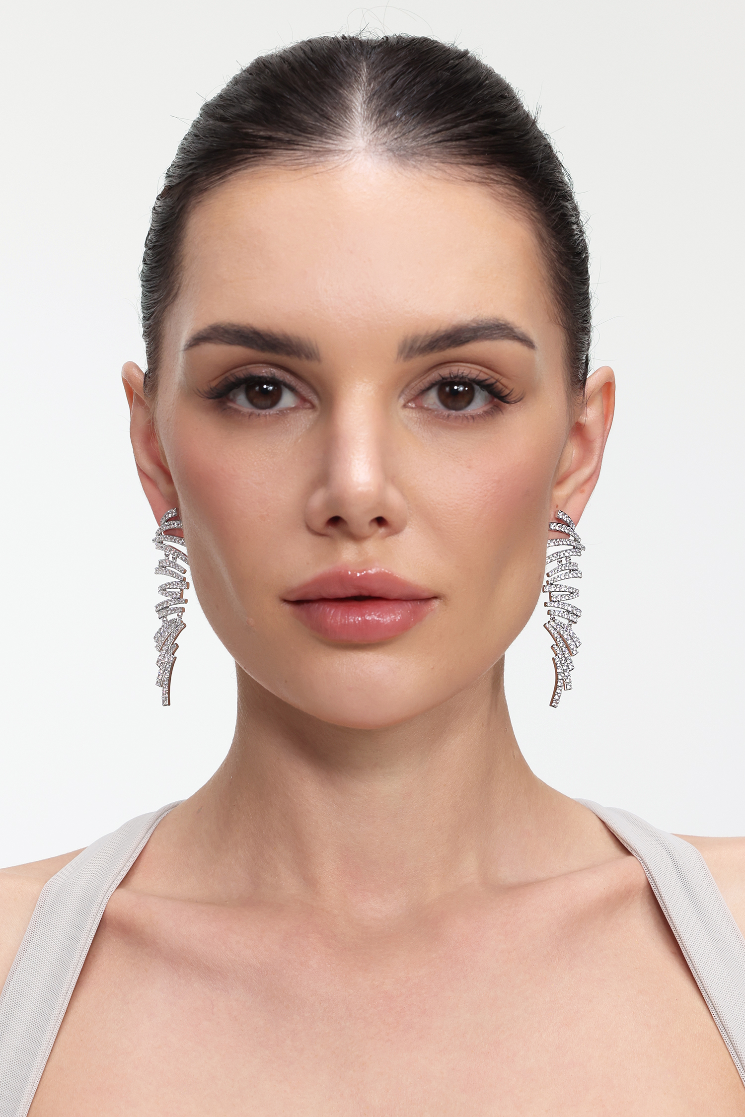 Rebekka Geometry Irregular  Linear Earrings