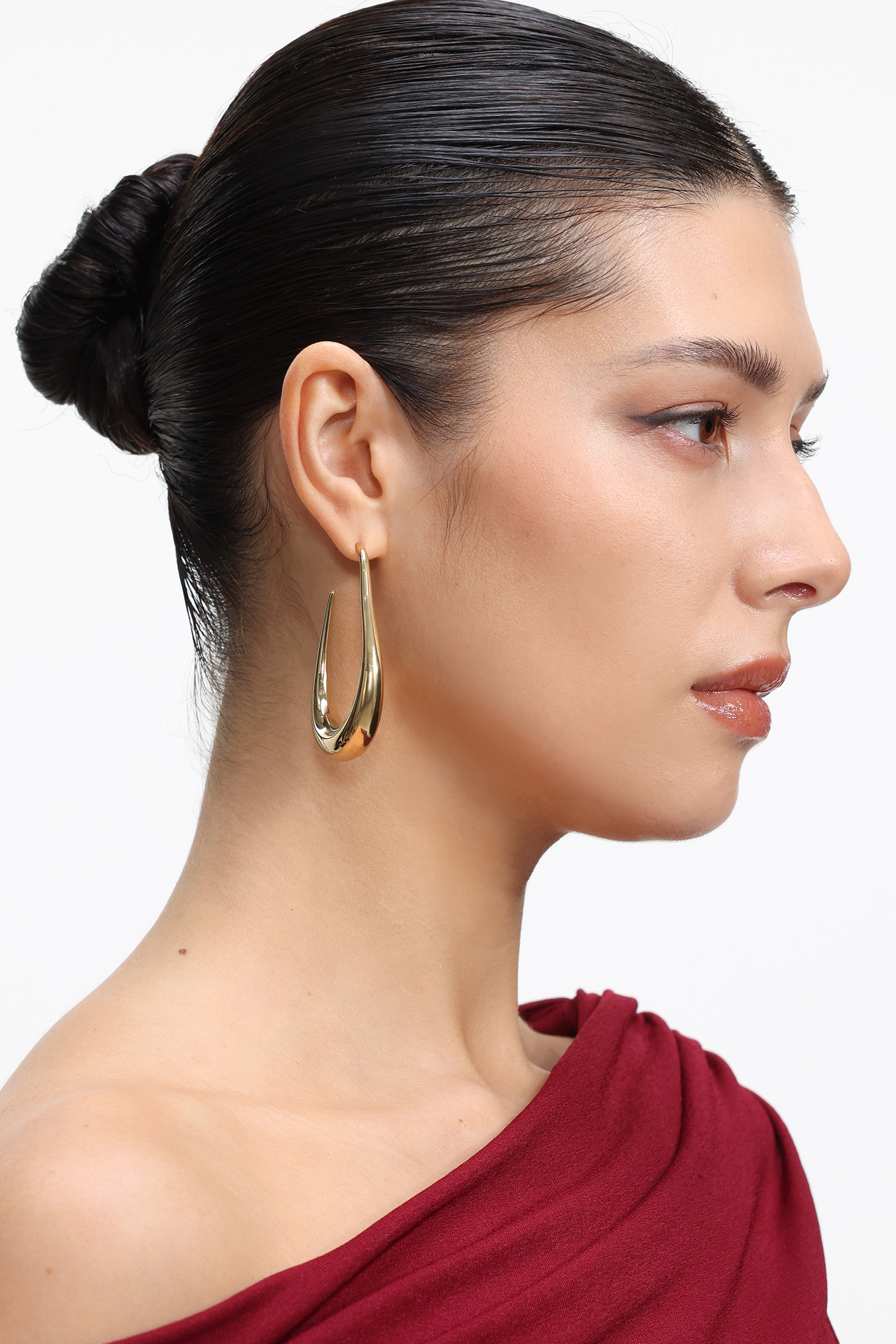 花卉2 Lizbet Geometry U Shaped Earrings – Bellabarnett