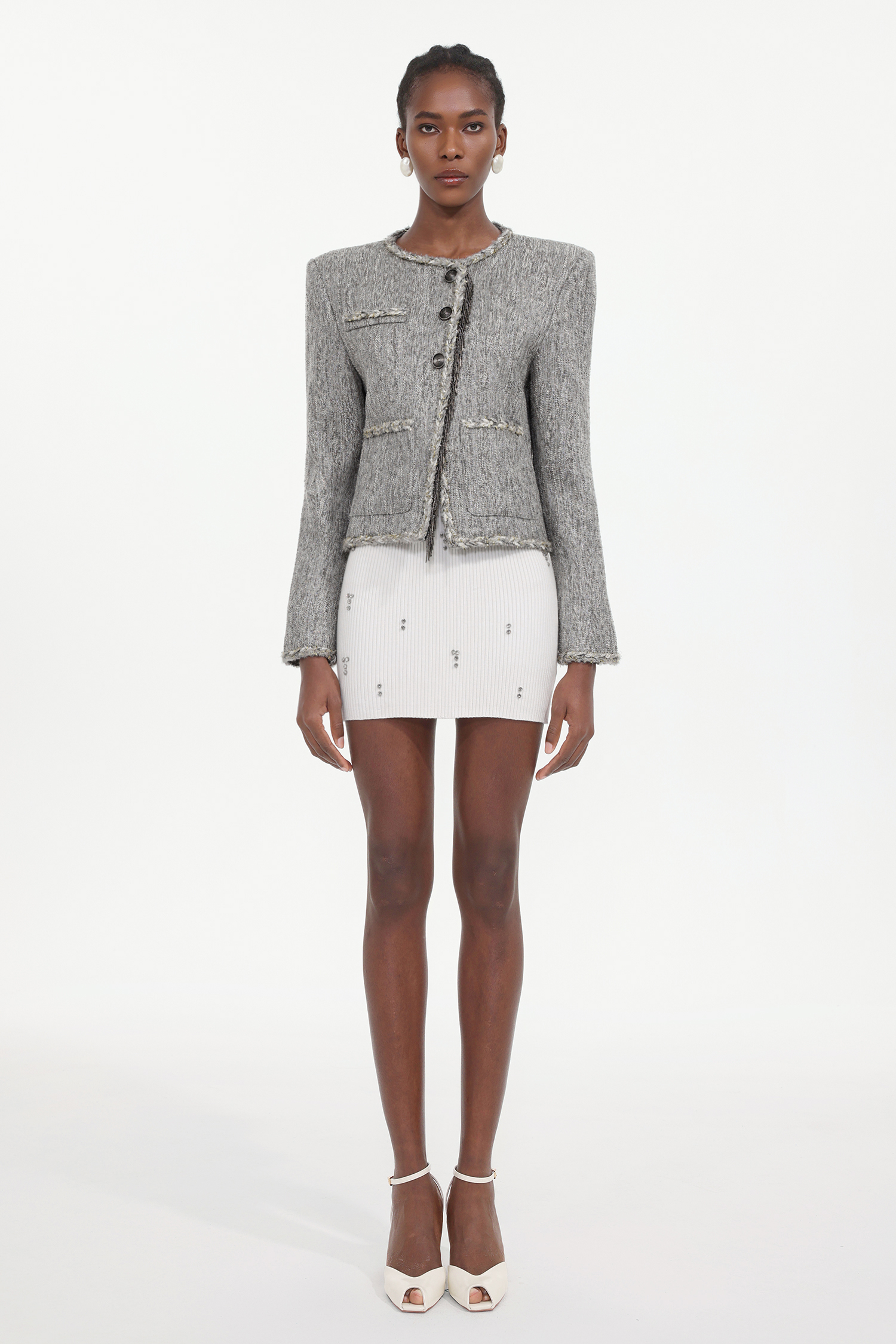 Vanessa Elegant Tailored Long Sleeve Woven Blazer