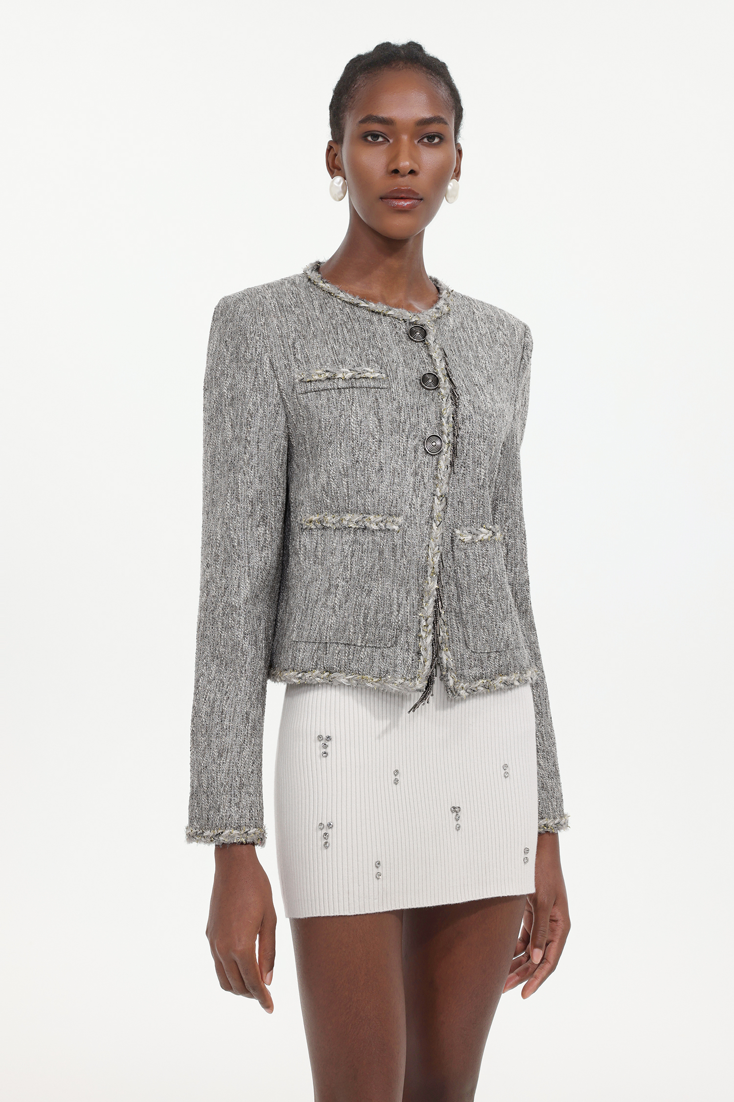 Vanessa Elegant Tailored Long Sleeve Woven Blazer