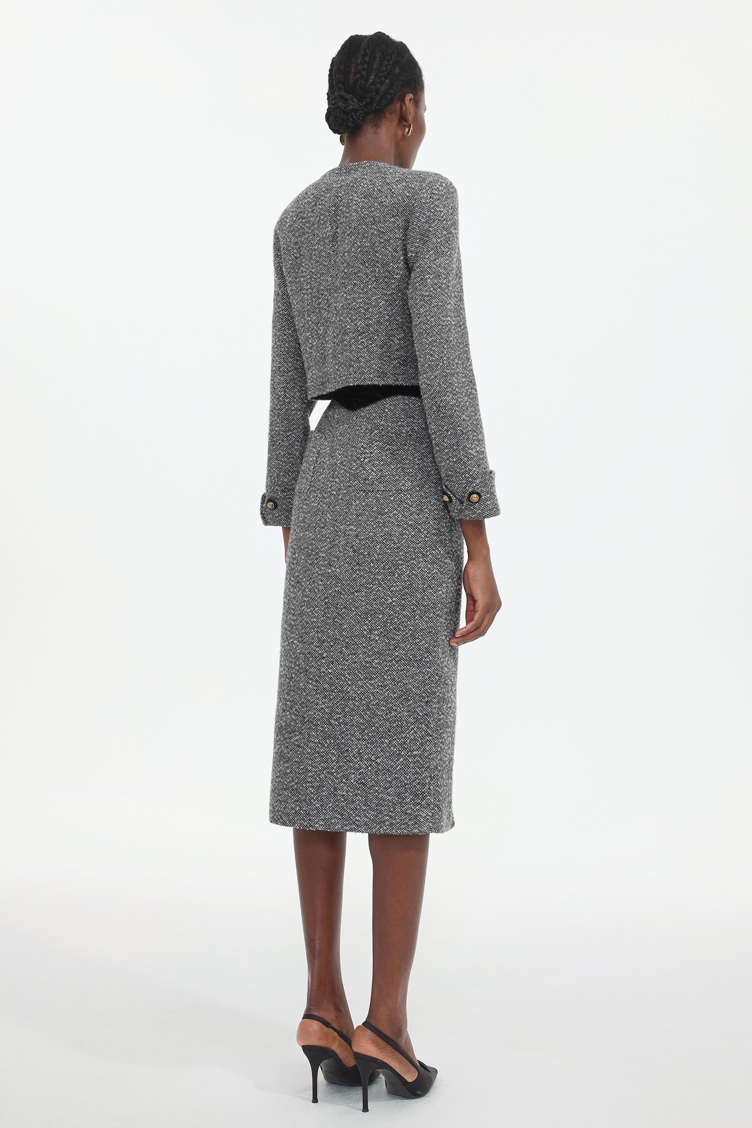Lilani Classic Tailored Woven Top And Skirt Two-Piece Set