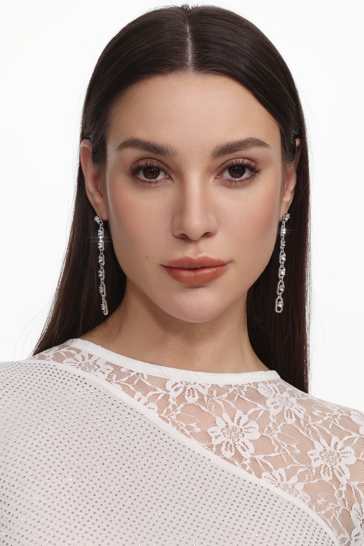 Xaviera Square Diamond Earrings