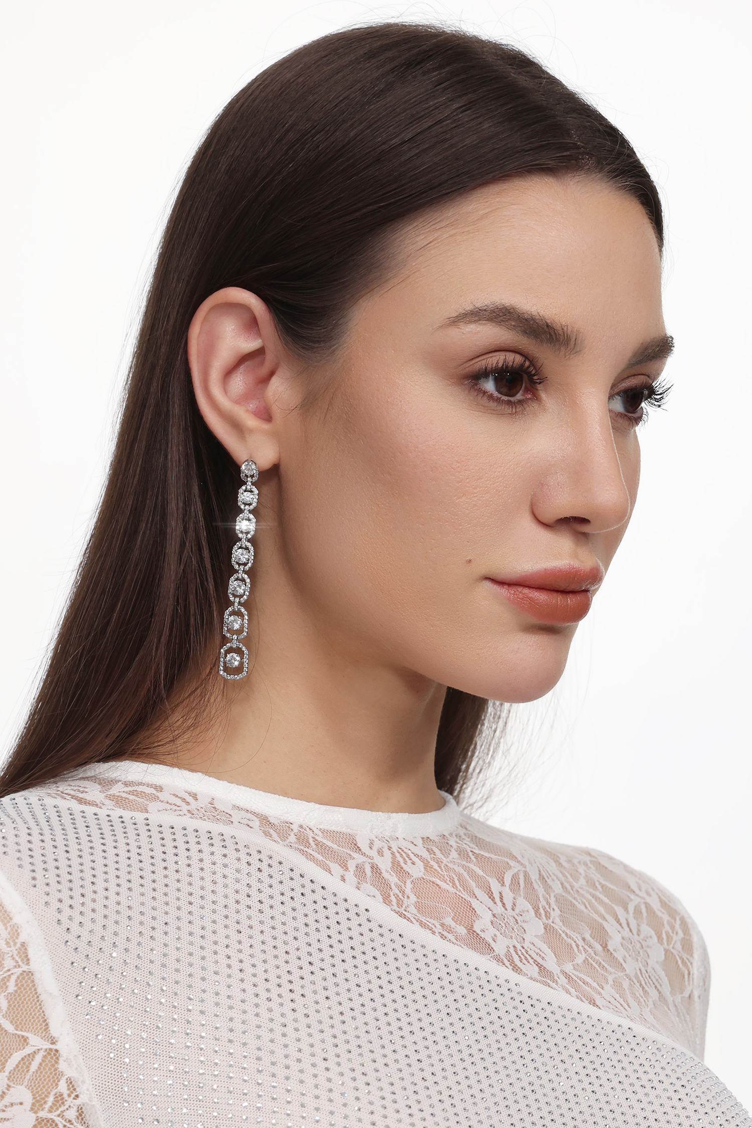 Xaviera Square Diamond Earrings
