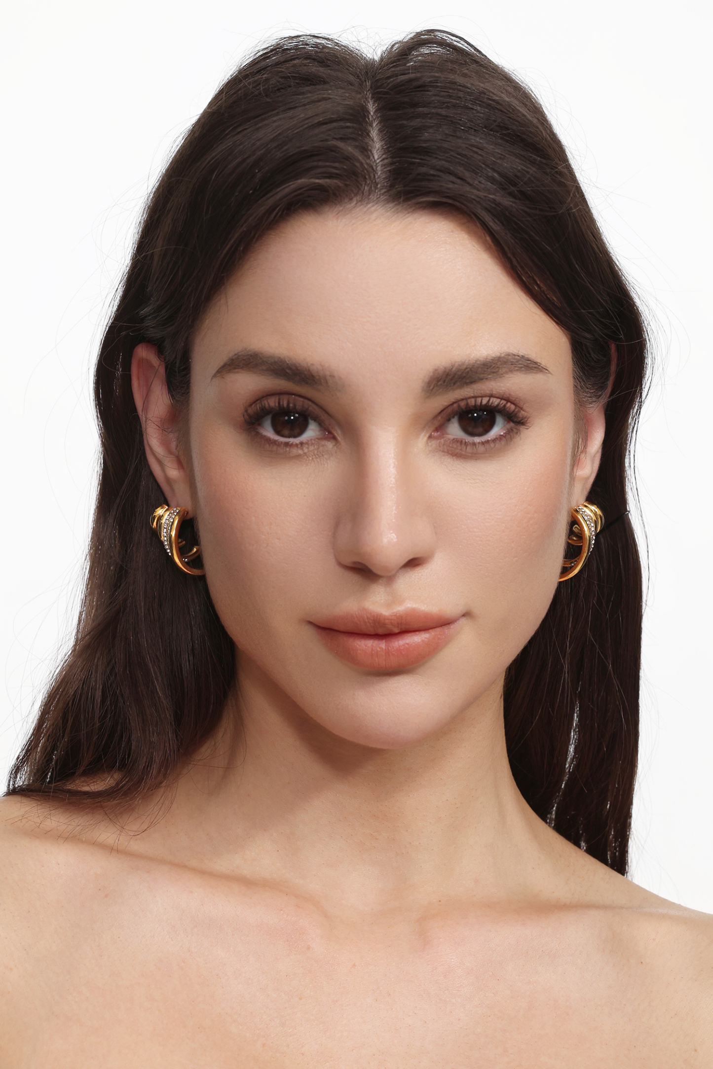 Sarly Arc Diamond Earrings