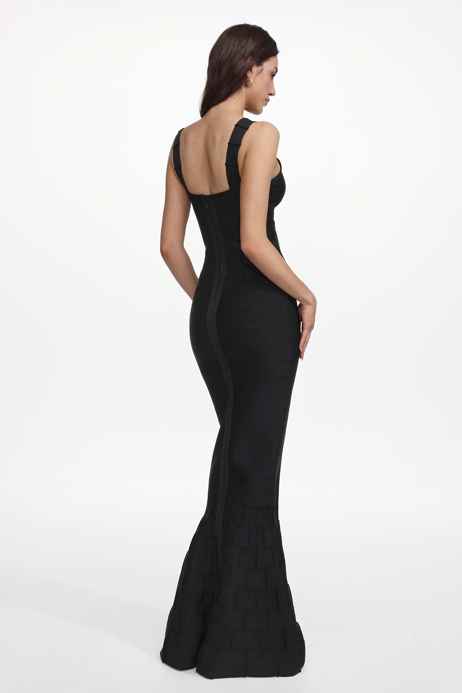 Makila Chic Contour Halter Bandage Maxi Dress