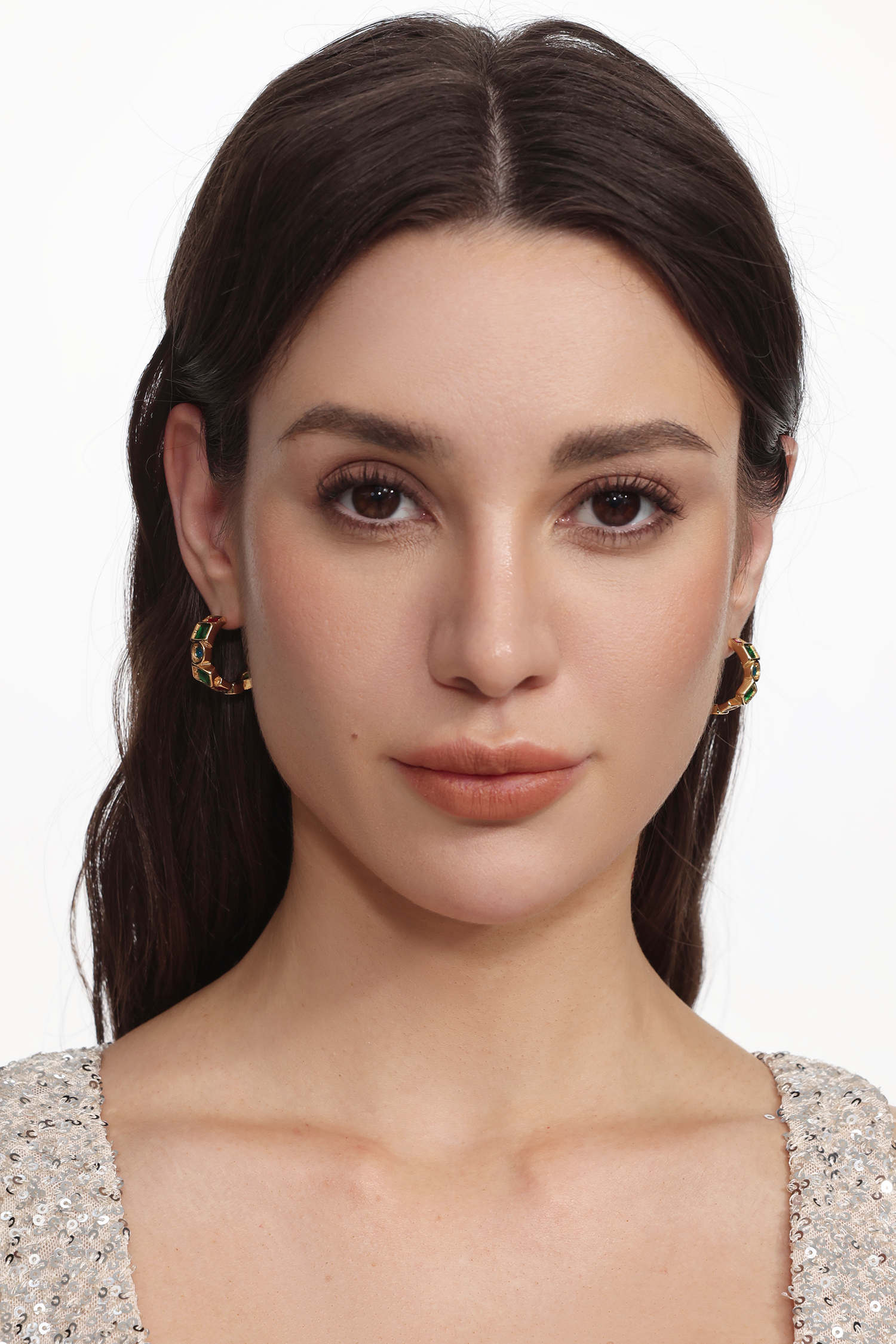 Vercia zircon metal Earrings