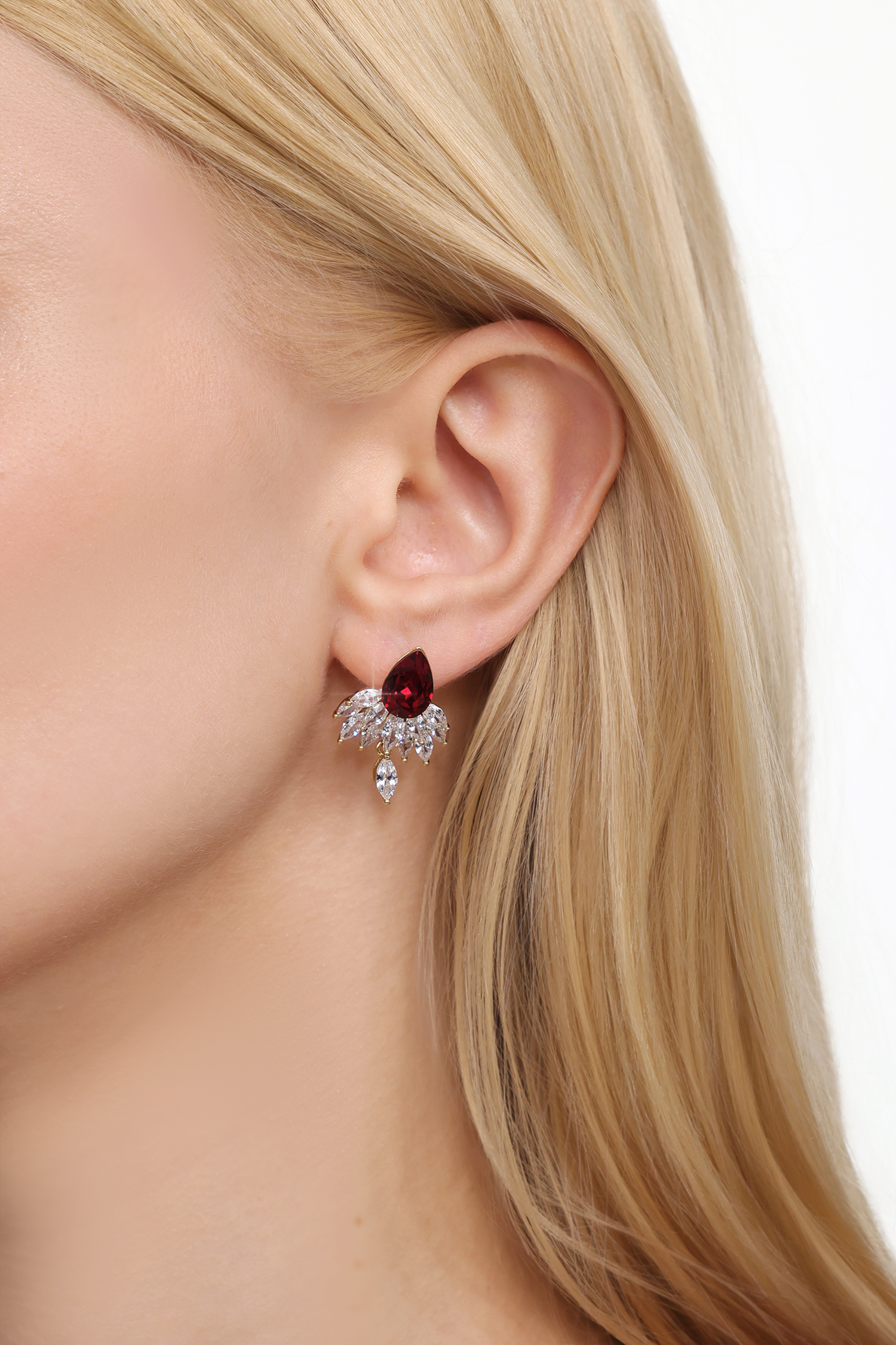 Pinar Geometry Diamond Earrings