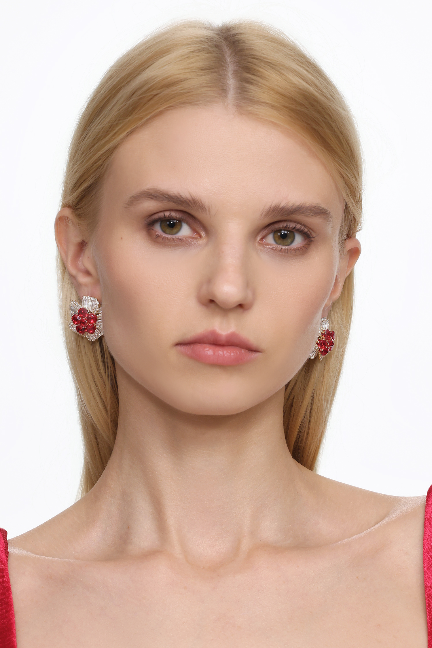 Phyllis Diamond Flower Earrings