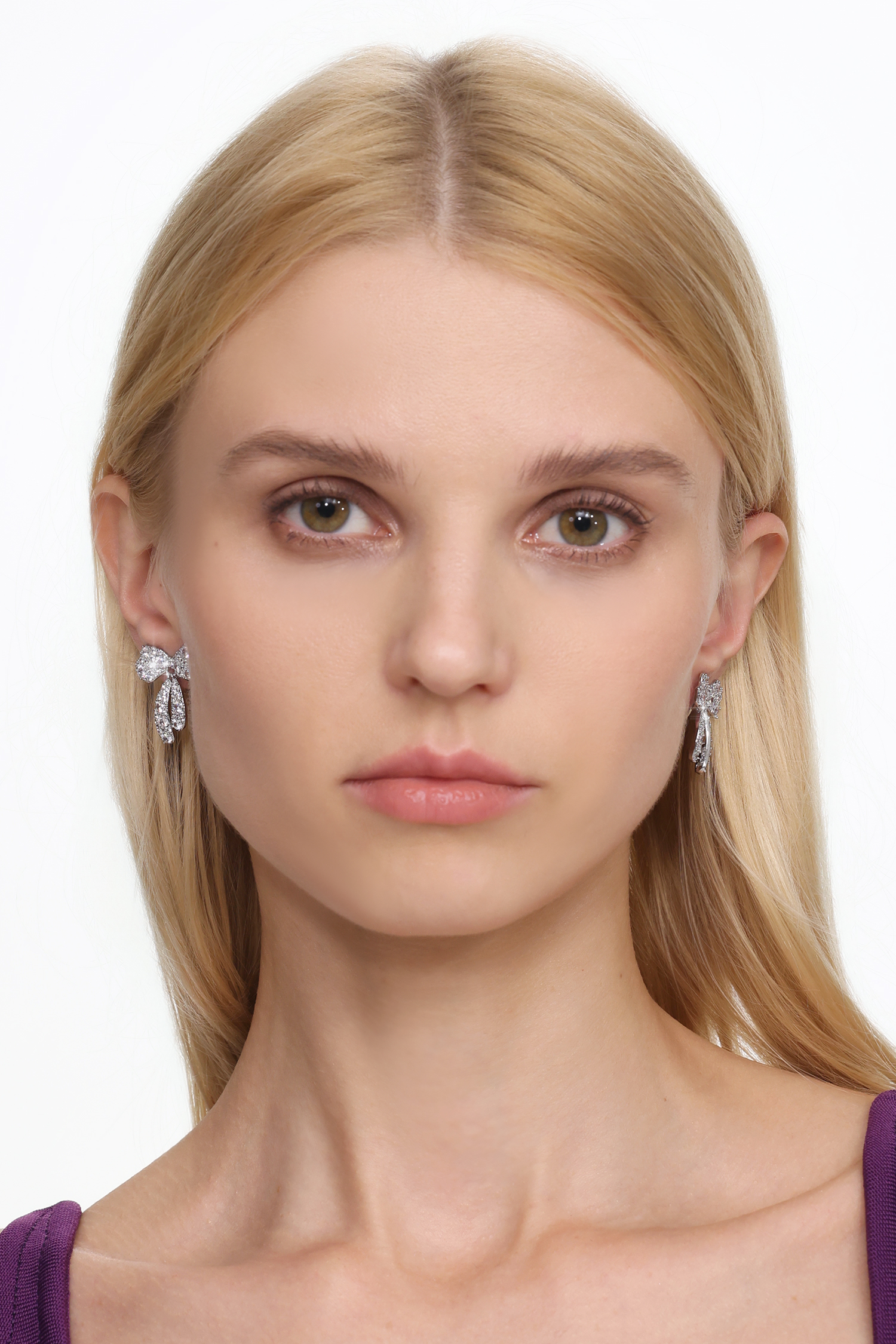 Harena Bow Diamond Earrings