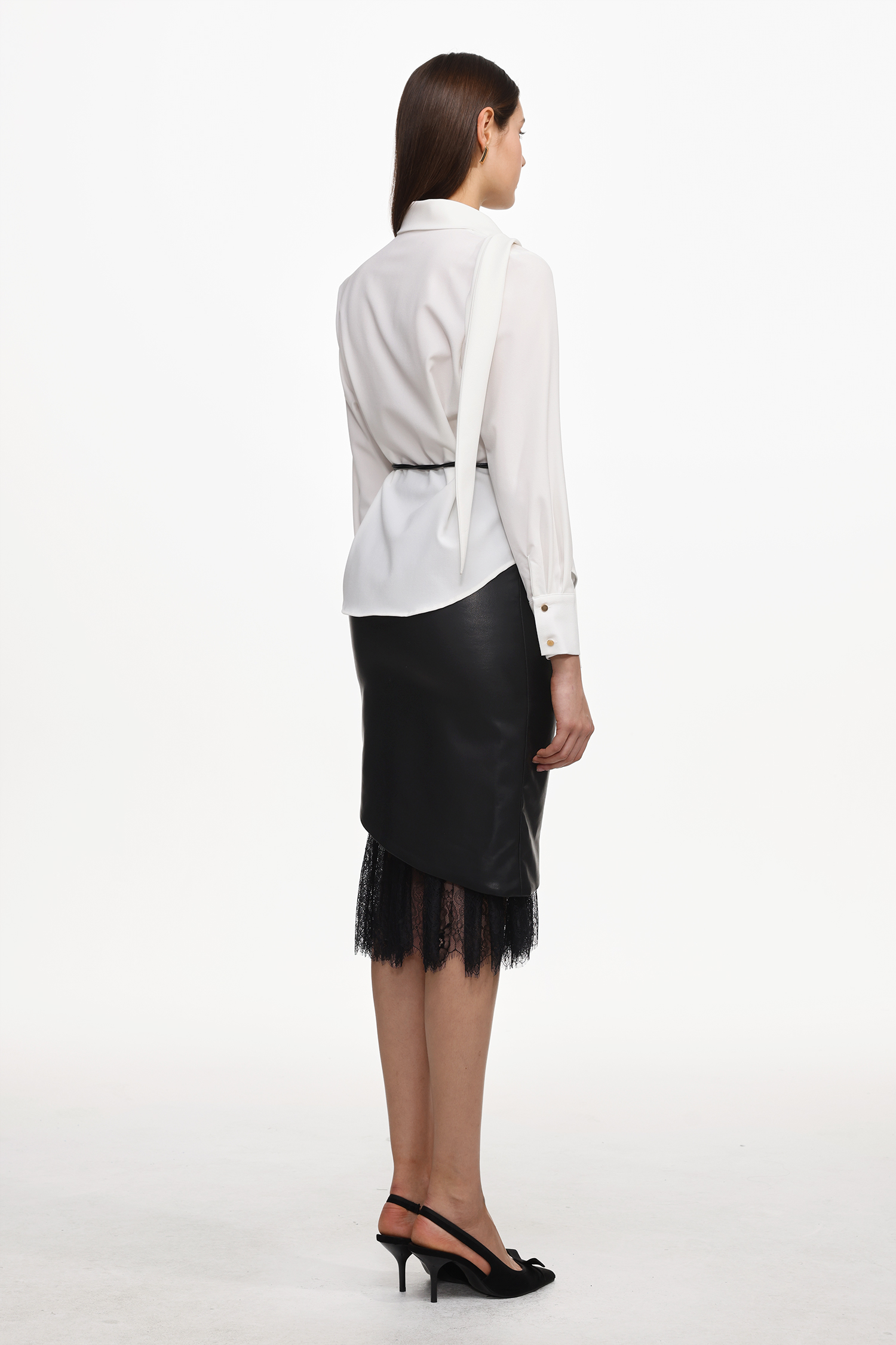 Werza Chic Top And Belt Set