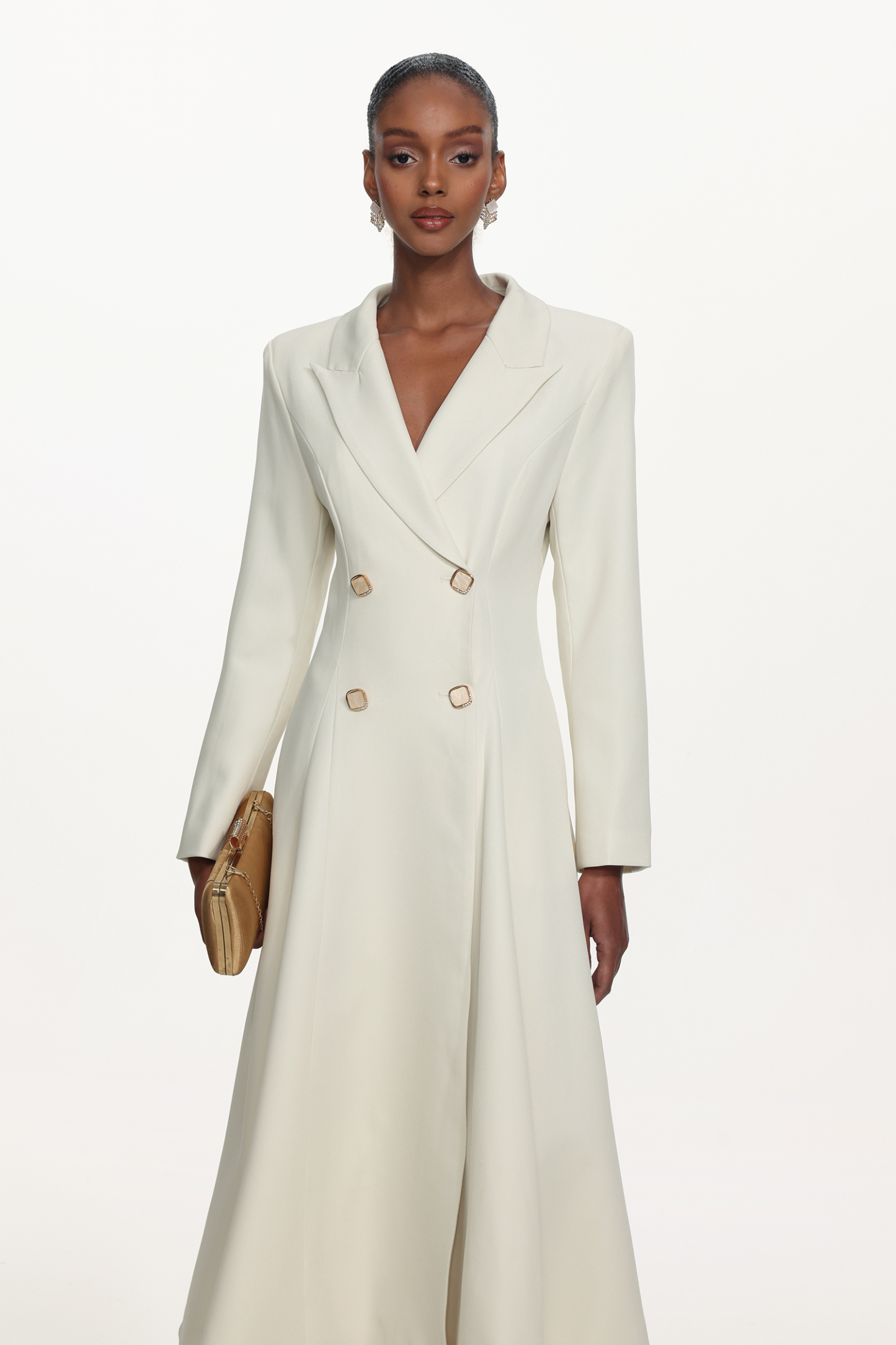 Tinsley Classic Tailored Long Sleeve Double Breasted Blazer Dress