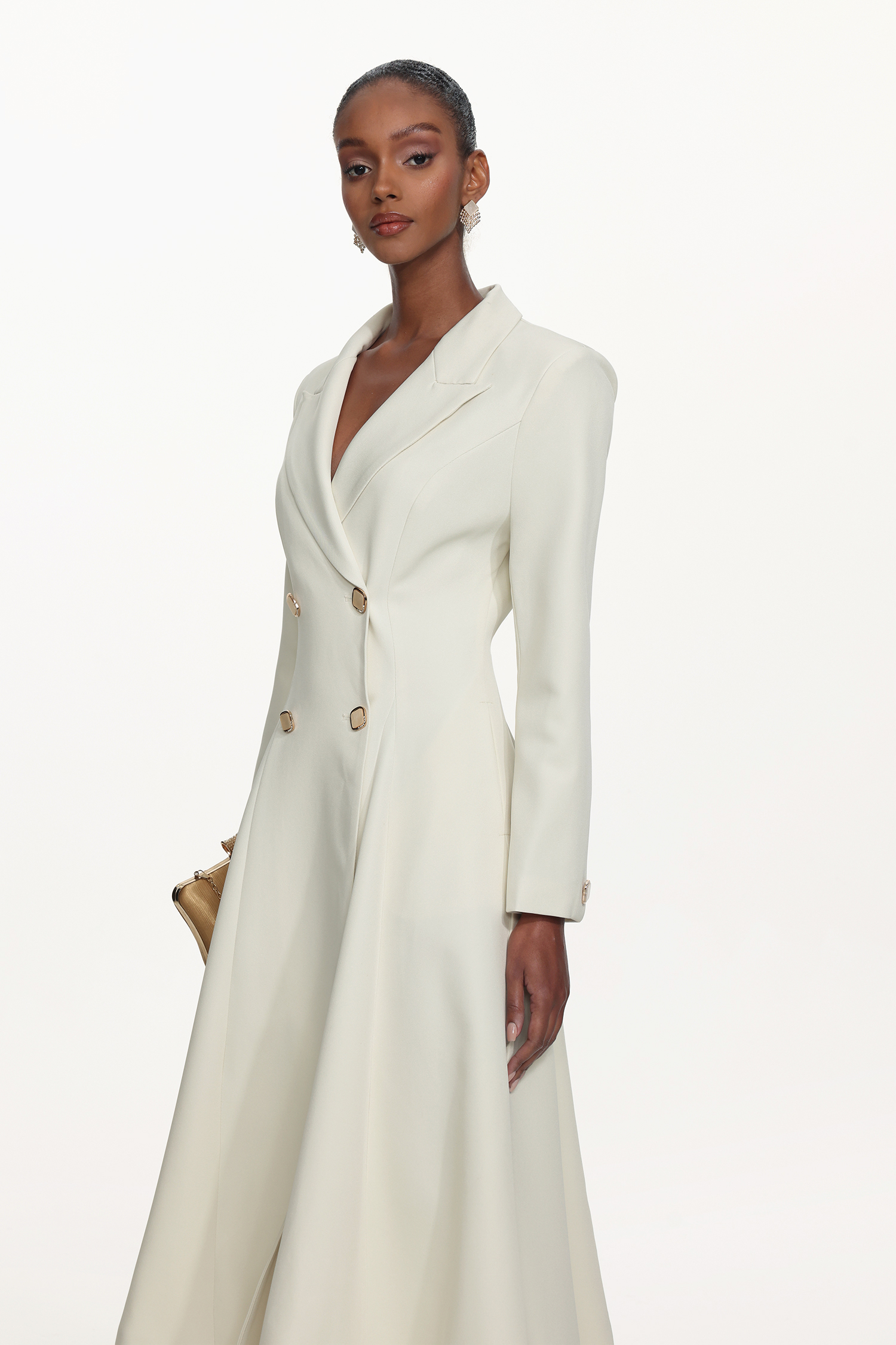 Tinsley Classic Tailored Long Sleeve Double Breasted Blazer Dress